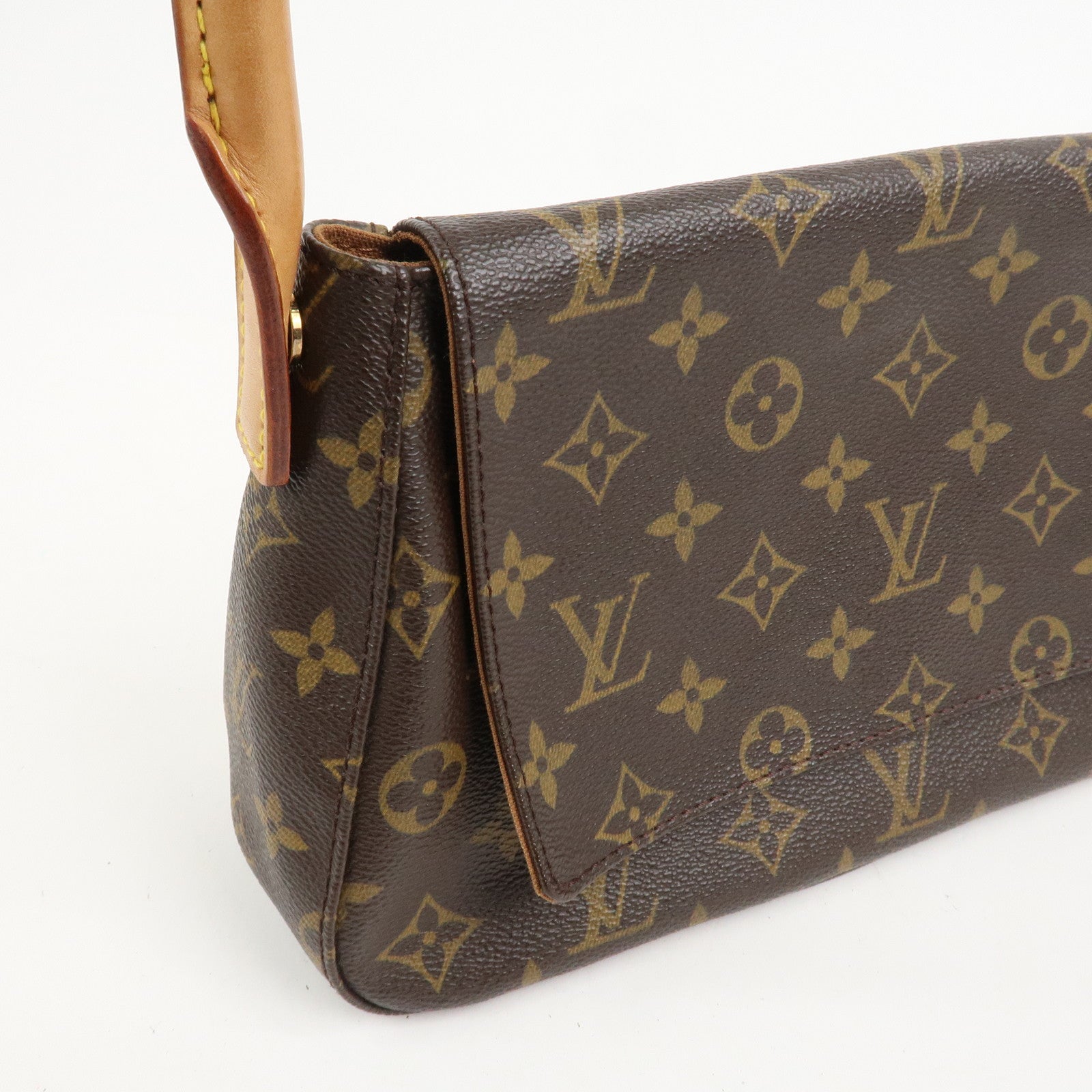 Louis Vuitton Monogram Mini Looping Shoulder Bag Brown M51147