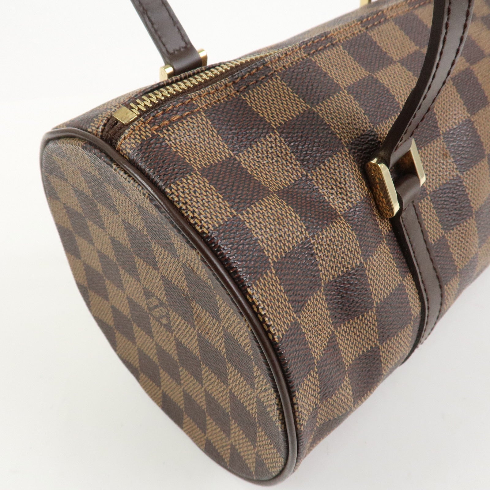 Louis Vuitton Damier Ebene Papillon 30 Hand Bag Brown N51303