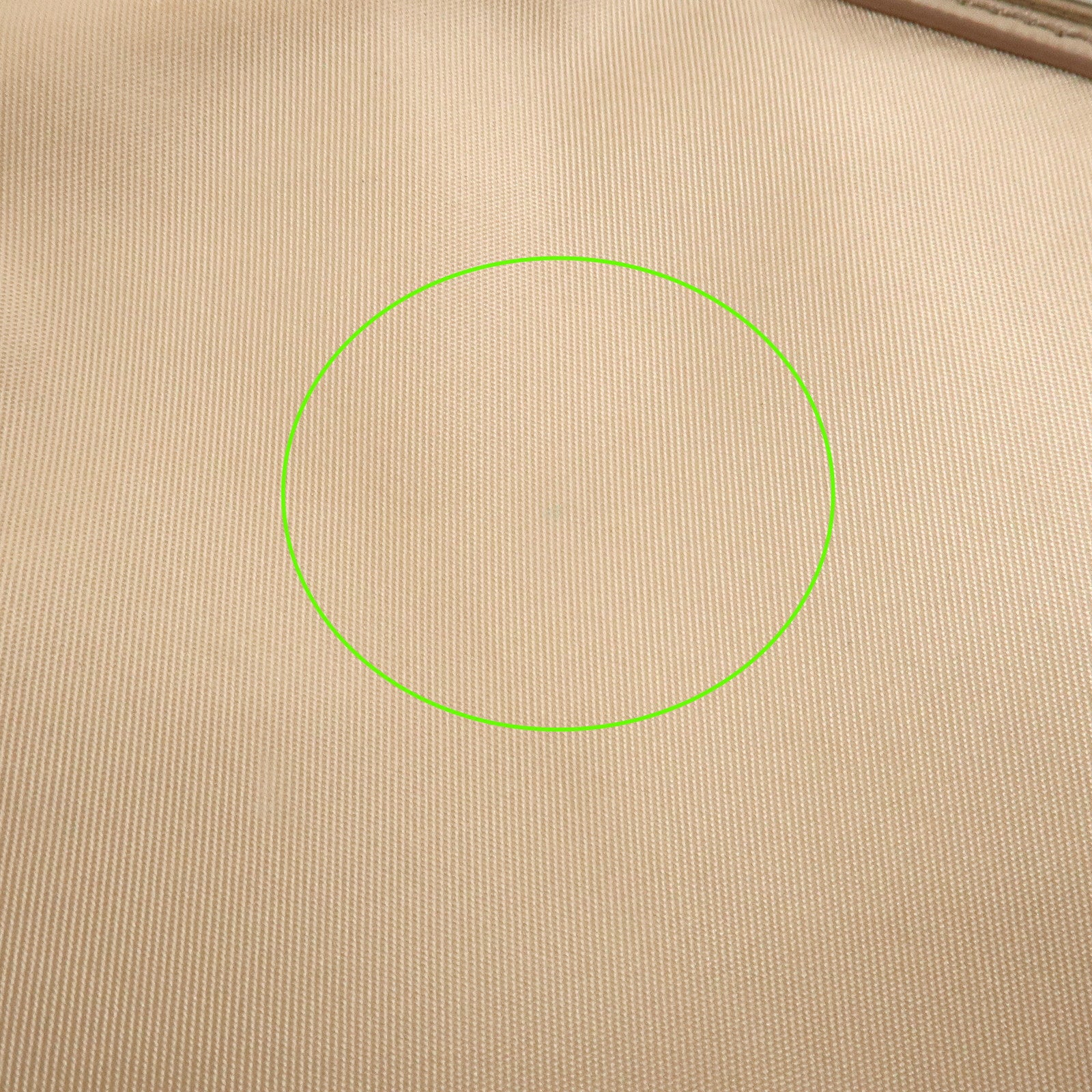 PRADA Triangle Logo TESSUTO Hand Bag Pouch Beige 1NH545