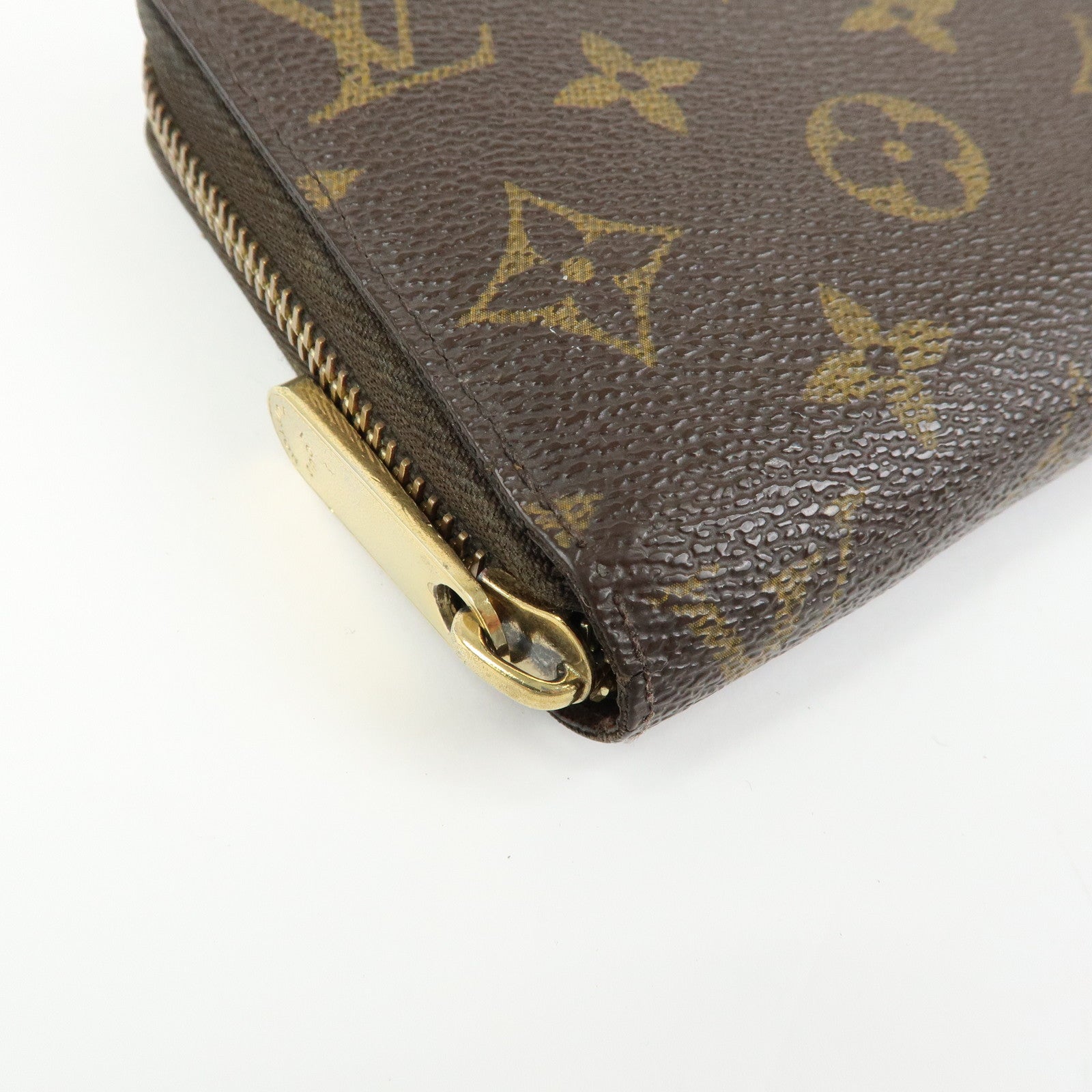 Louis Vuitton Monogram Canvas Zippy Wallet Long Wallet Brown M42616