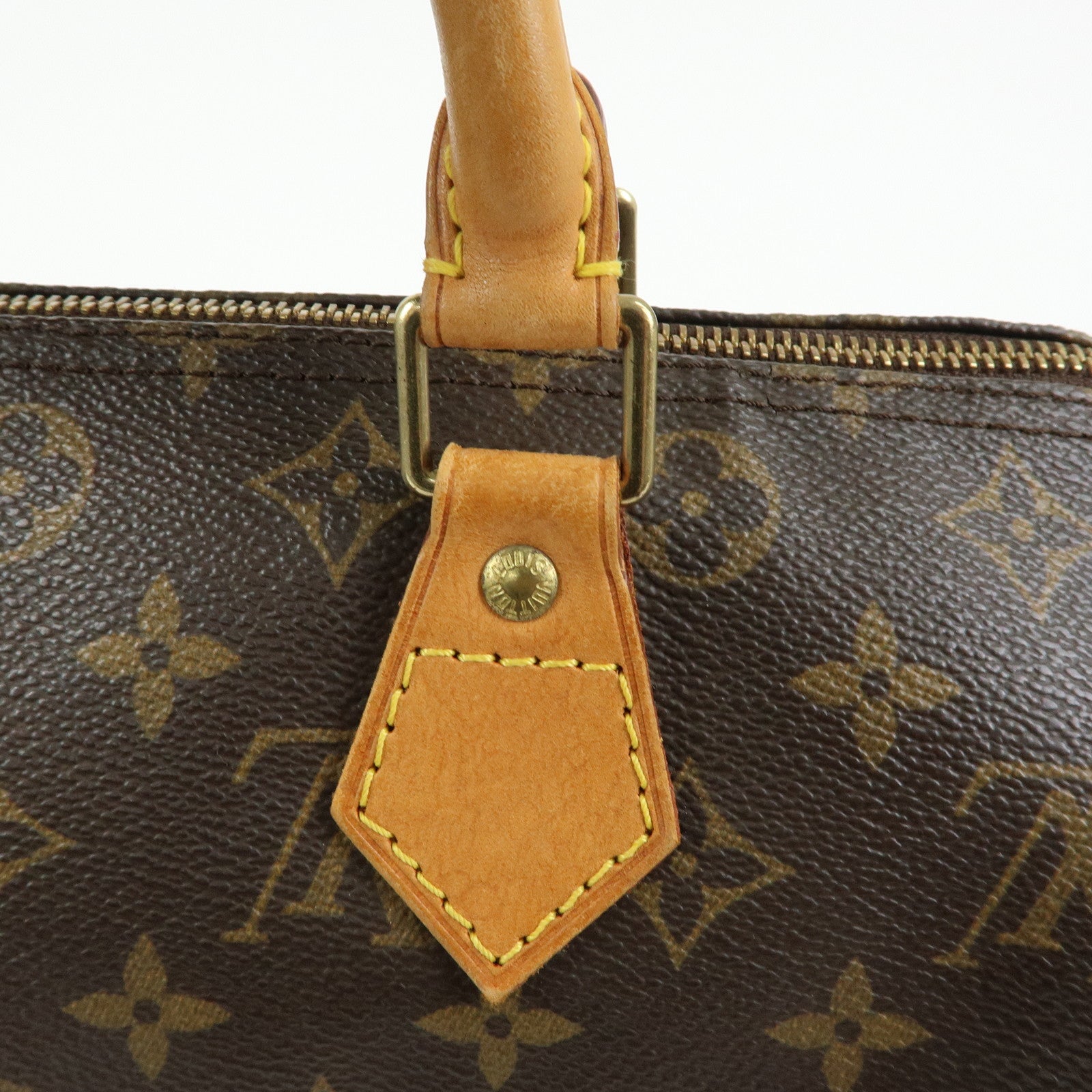 Louis Vuitton Monogram Speedy 30 Boston Bag Hand Bag Brown M41526