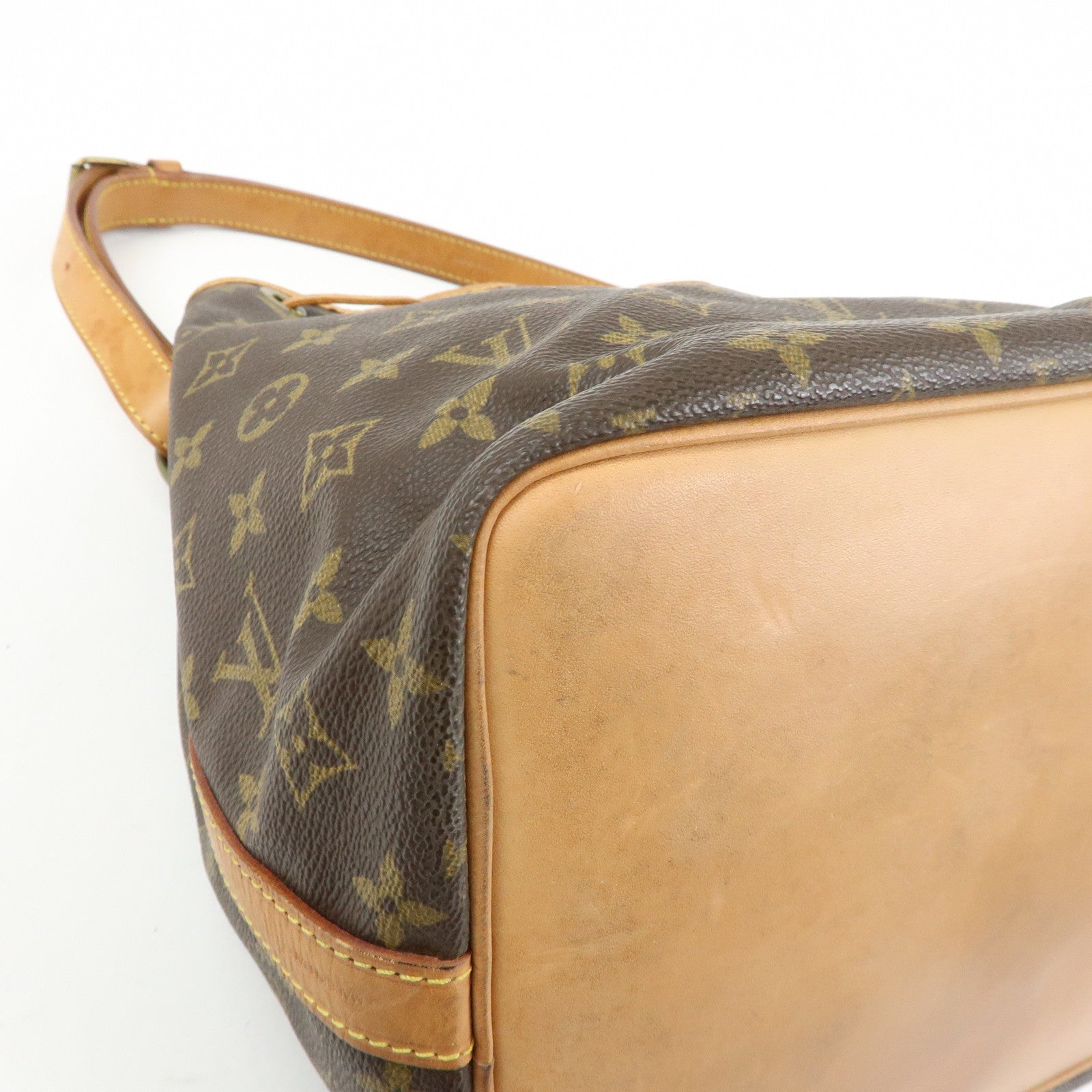 Louis Vuitton Monogram Petit Noe Shoulder Bag Brown M42226