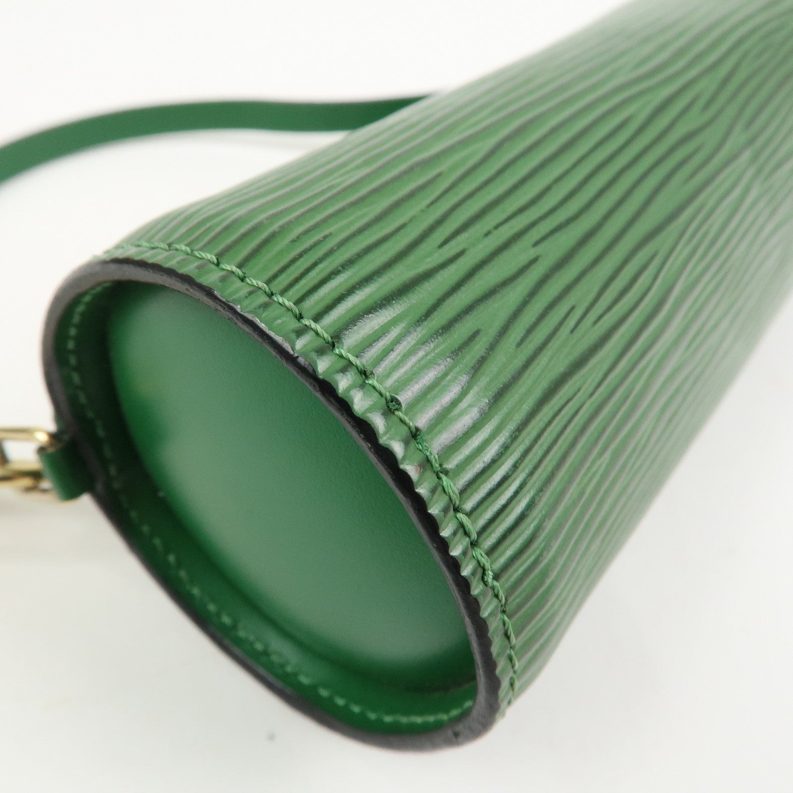 Louis Vuitton Epi Mini Pouch For Soufflot Hand Bag Borneo Green