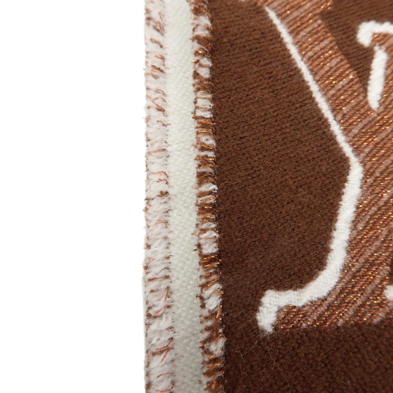 Louis Vuitton Wool Rayon Silk LV Essential Shine Scarf M78896