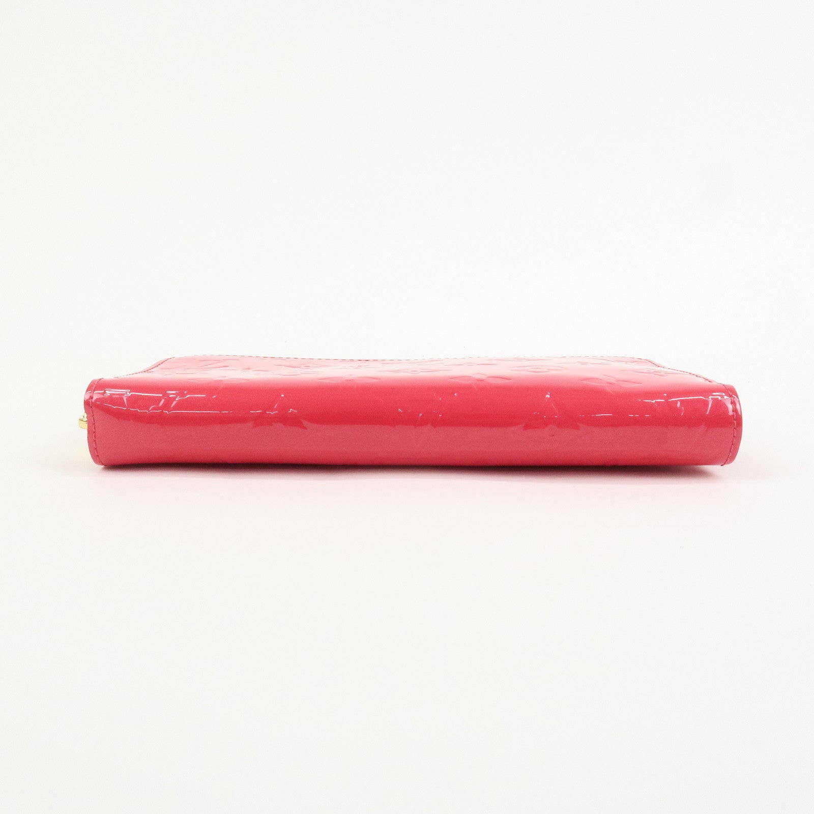 Louis Vuitton Monogram Vernis Round Zippy Wallet Hot Pink M93058
