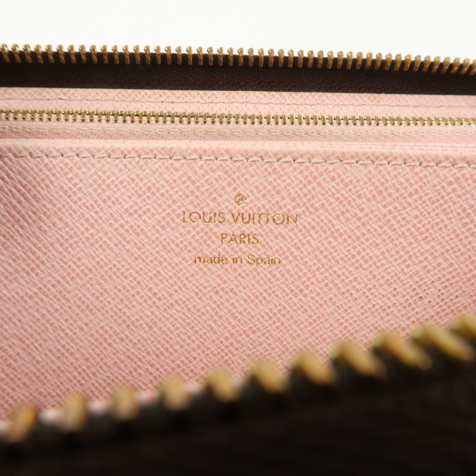 Louis Vuitton Monogram Zippy Long Wallet Rose Ballerine M41894
