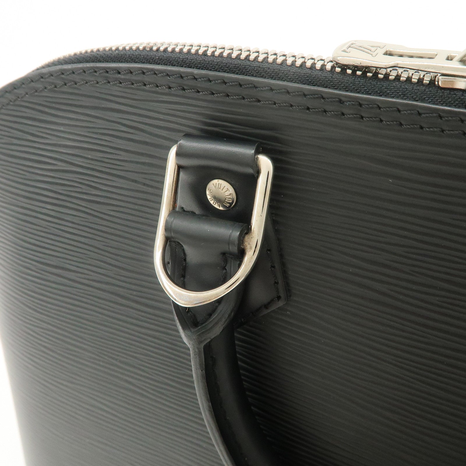 Louis Vuitton Epi Leather Alma PM Hand Bag Noir Black M52802