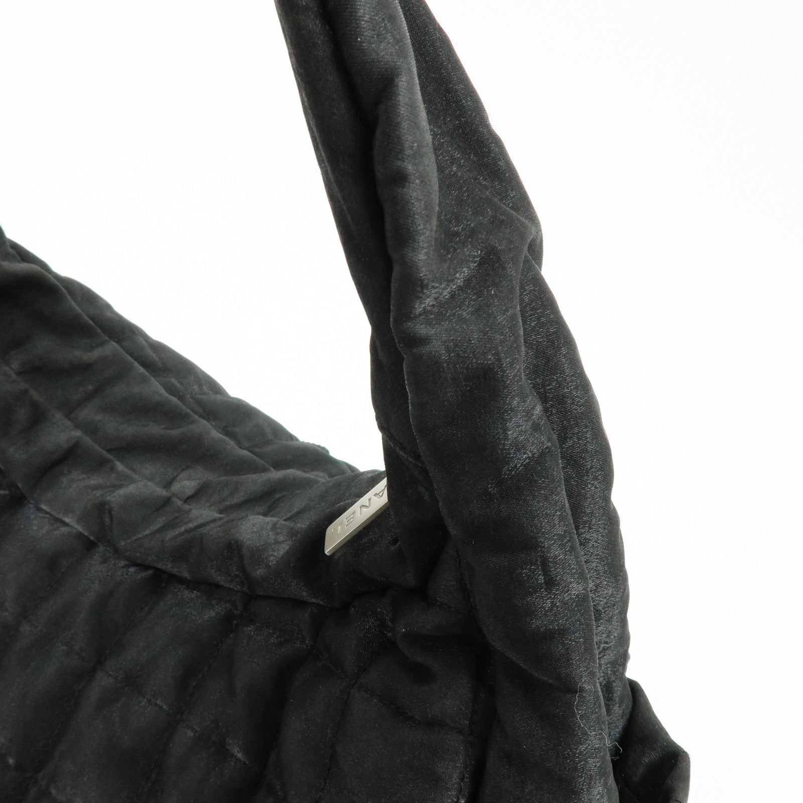 CHANEL Sports Line Nylon Shoulder Bag Crossbody Bag Black