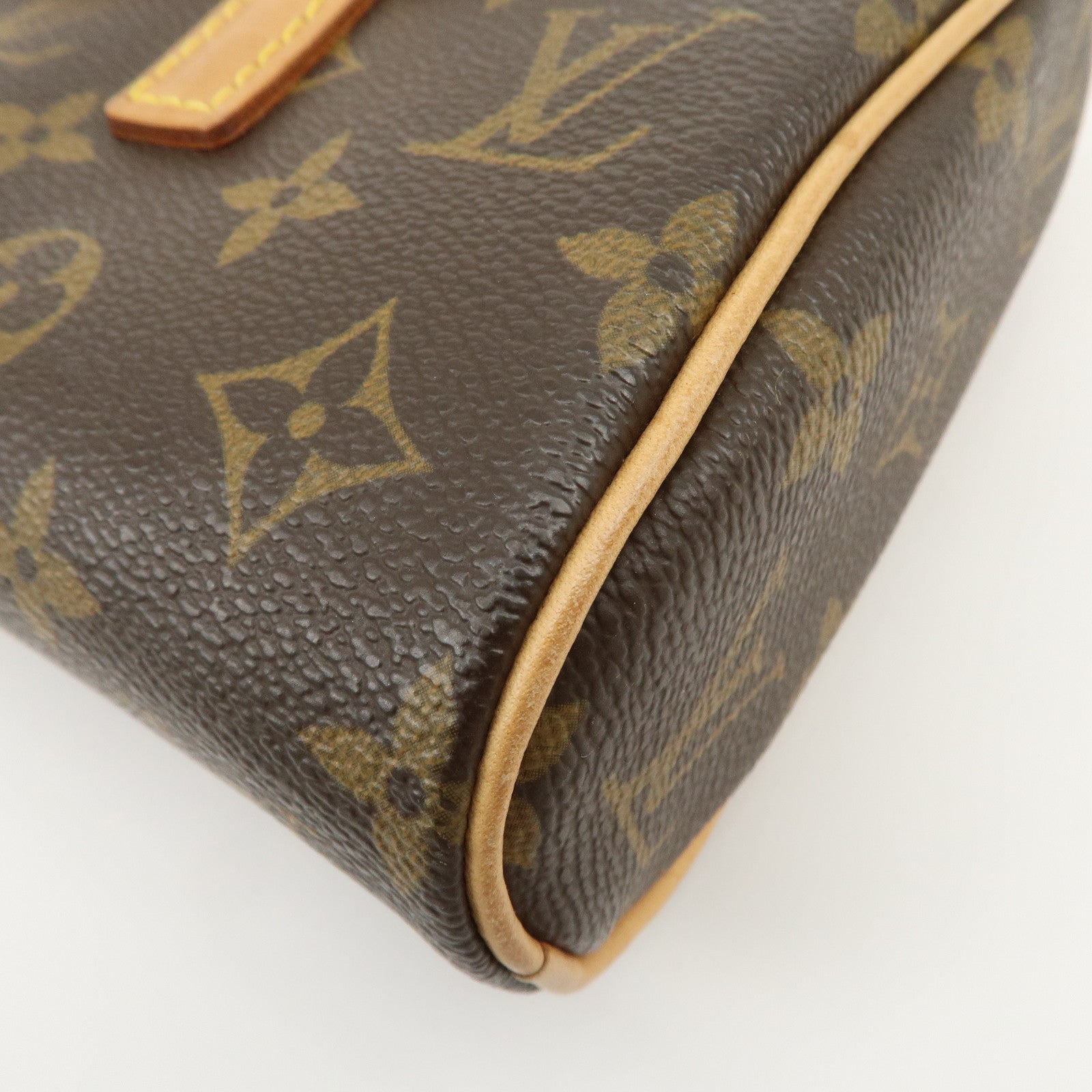 Louis Vuitton Monogram Sonatine Hand Bag Brown M51902