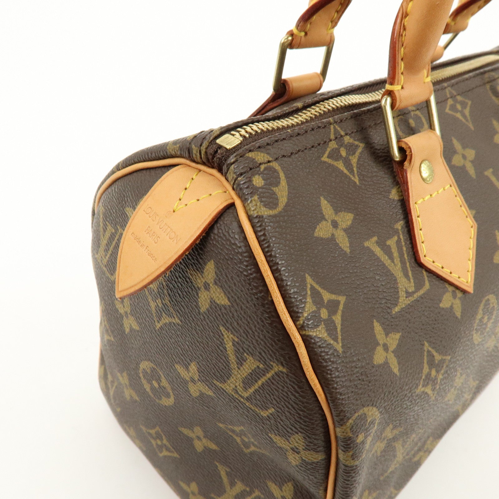 Louis Vuitton Monogram Speedy 25 Boston Bag Hand Bag Brown M41528
