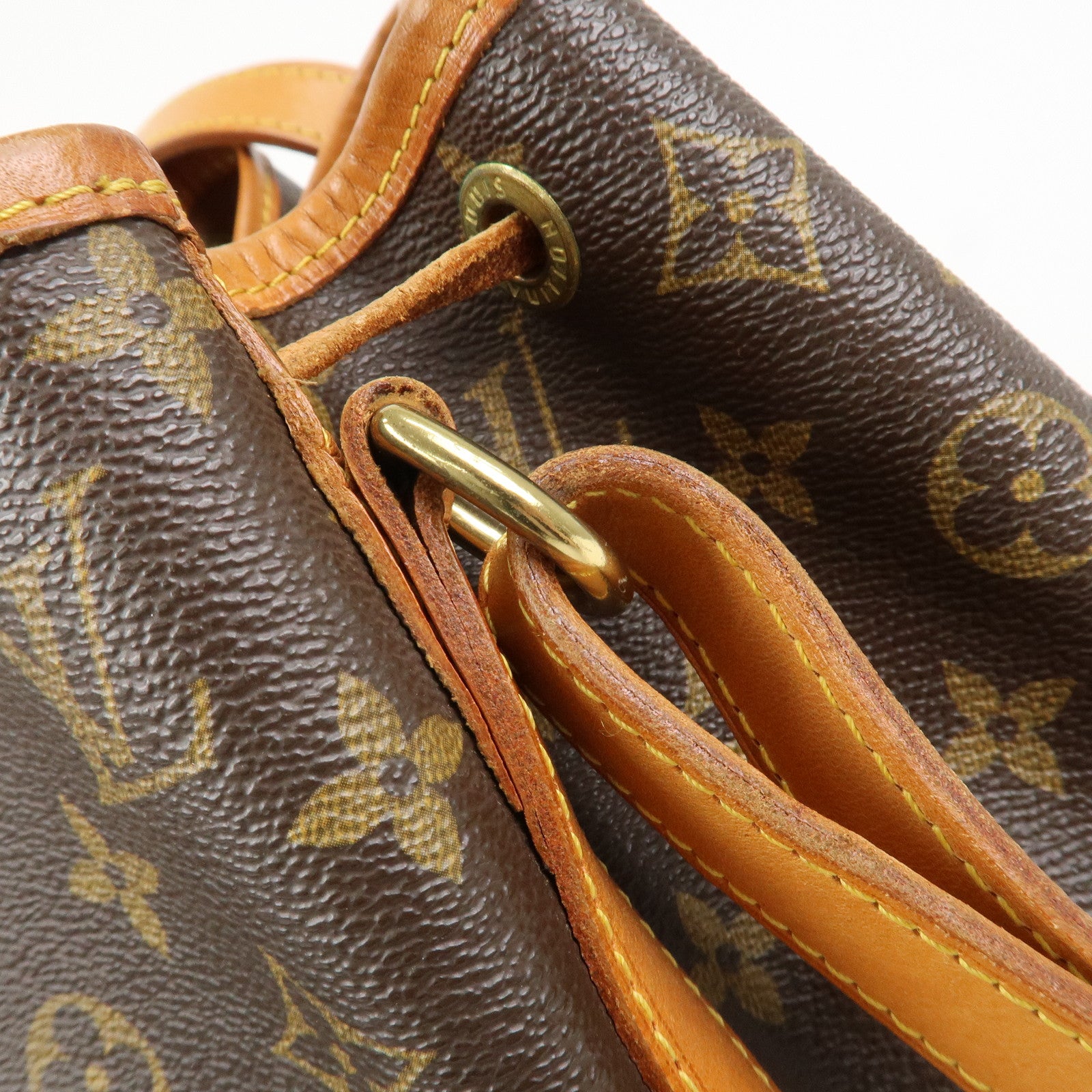 Louis Vuitton Monogram Petit Noe Shoulder Bag Brown M42226