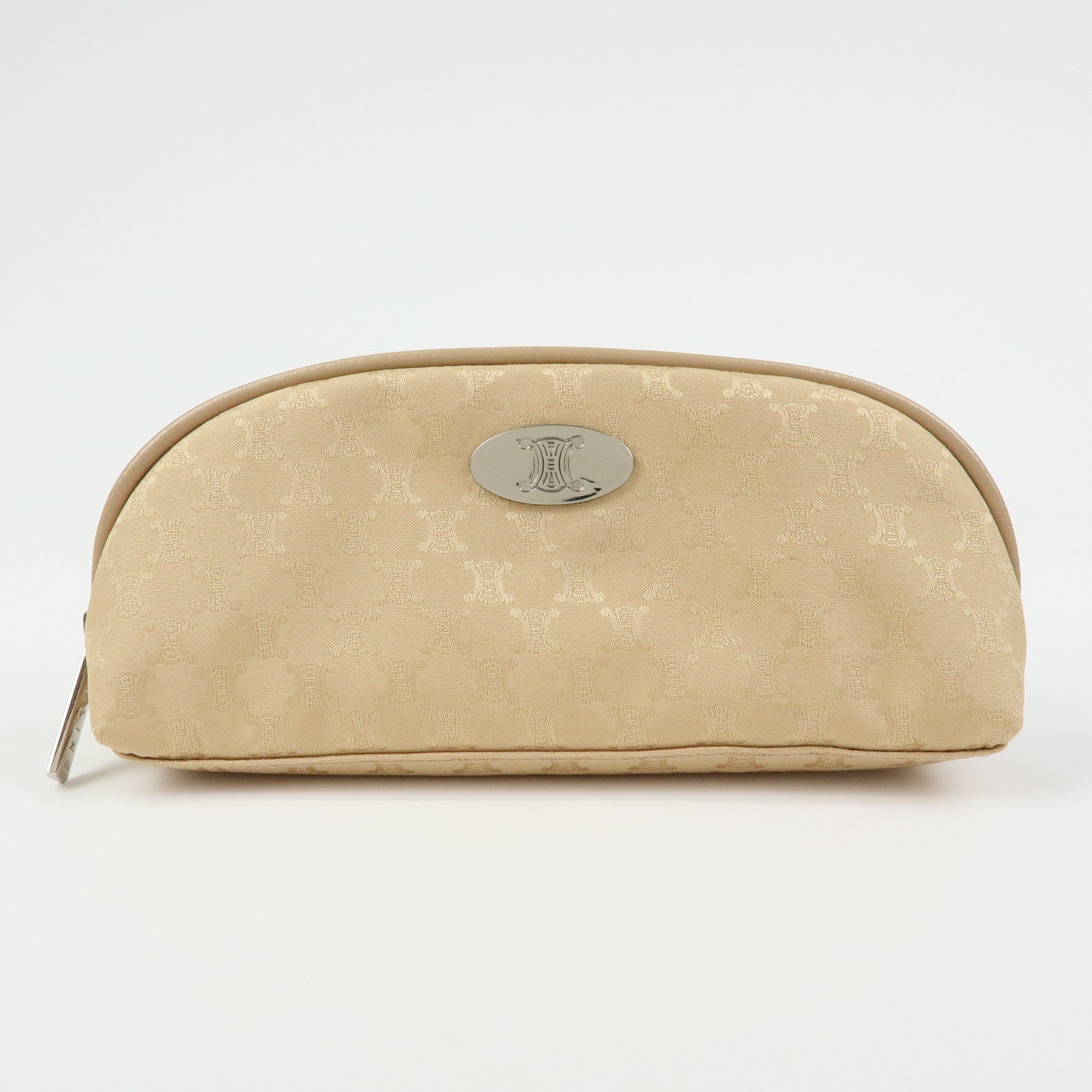 CELINE Macadam Set of 2 Sunglasses Case Handkerchief Beige Blue