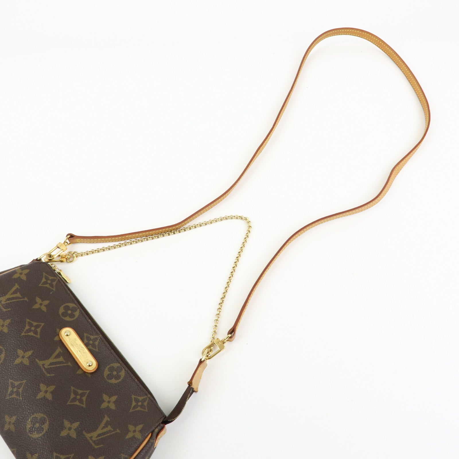 Louis Vuitton Monogram Eva 2Way Chain Shoulder Bag Brown M95567