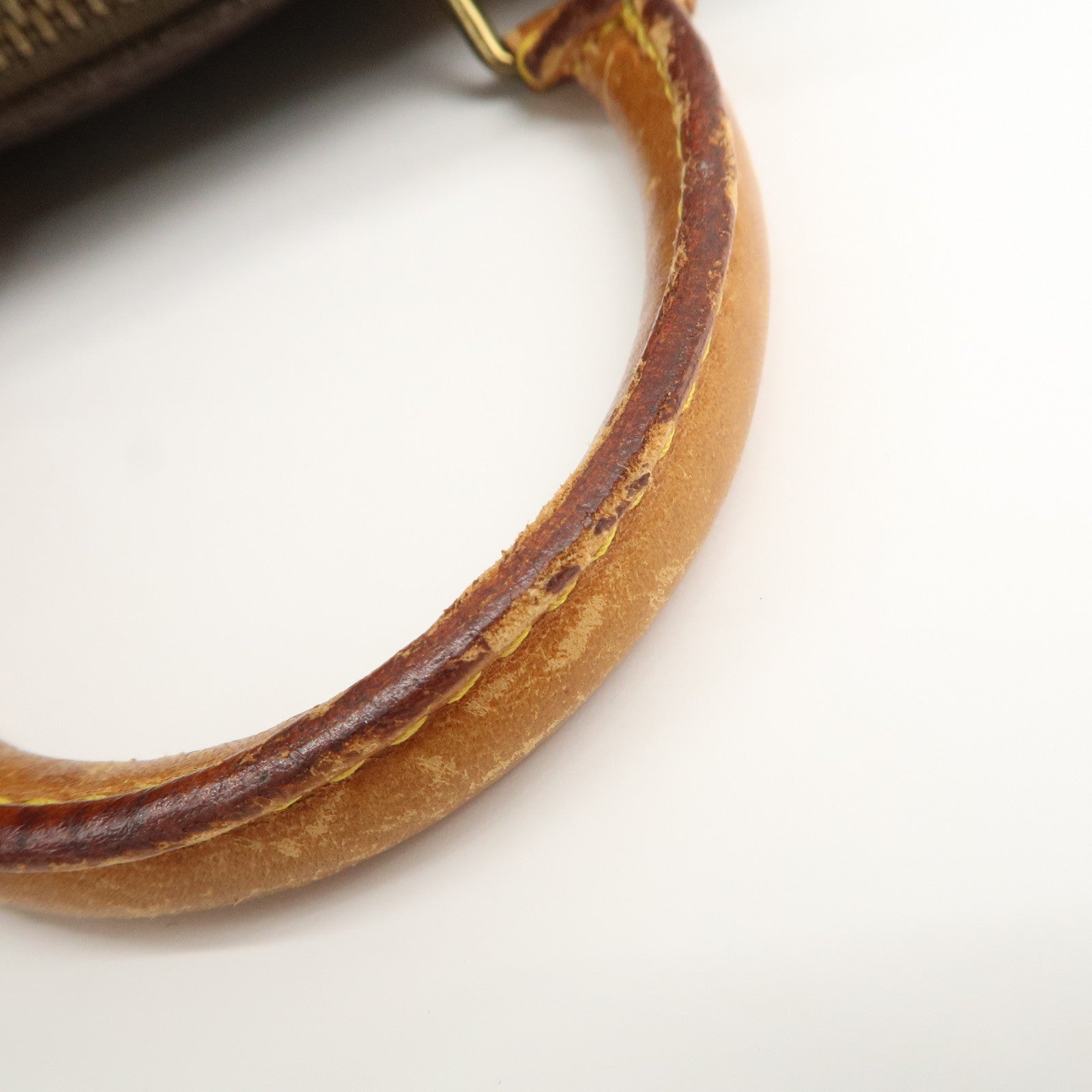 Louis Vuitton Monogram Mini Speedy Hand Bag Boston Bag Brown M41534