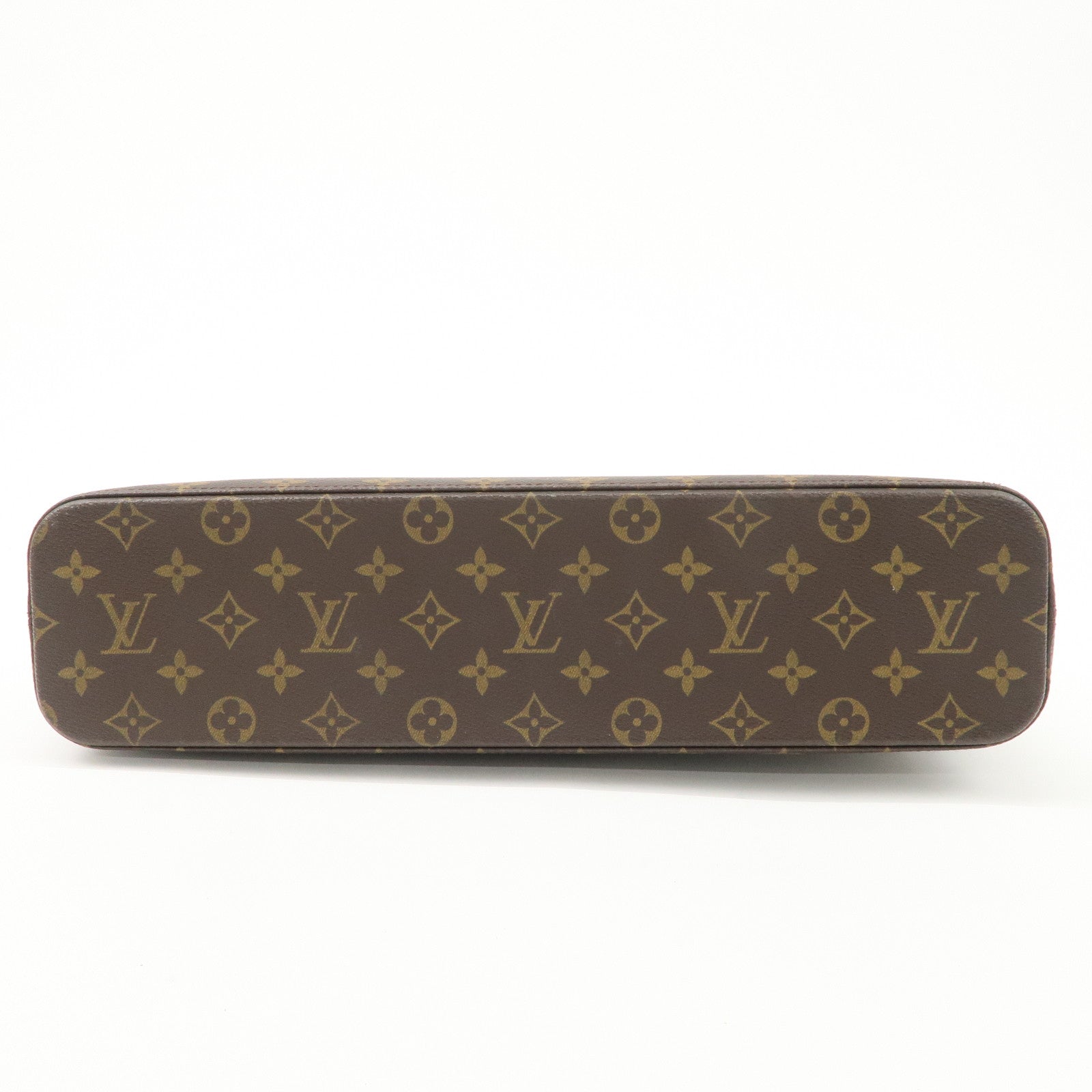 Louis Vuitton Monogram Luco Tote Bag Hand Bag Brown M51155 Used