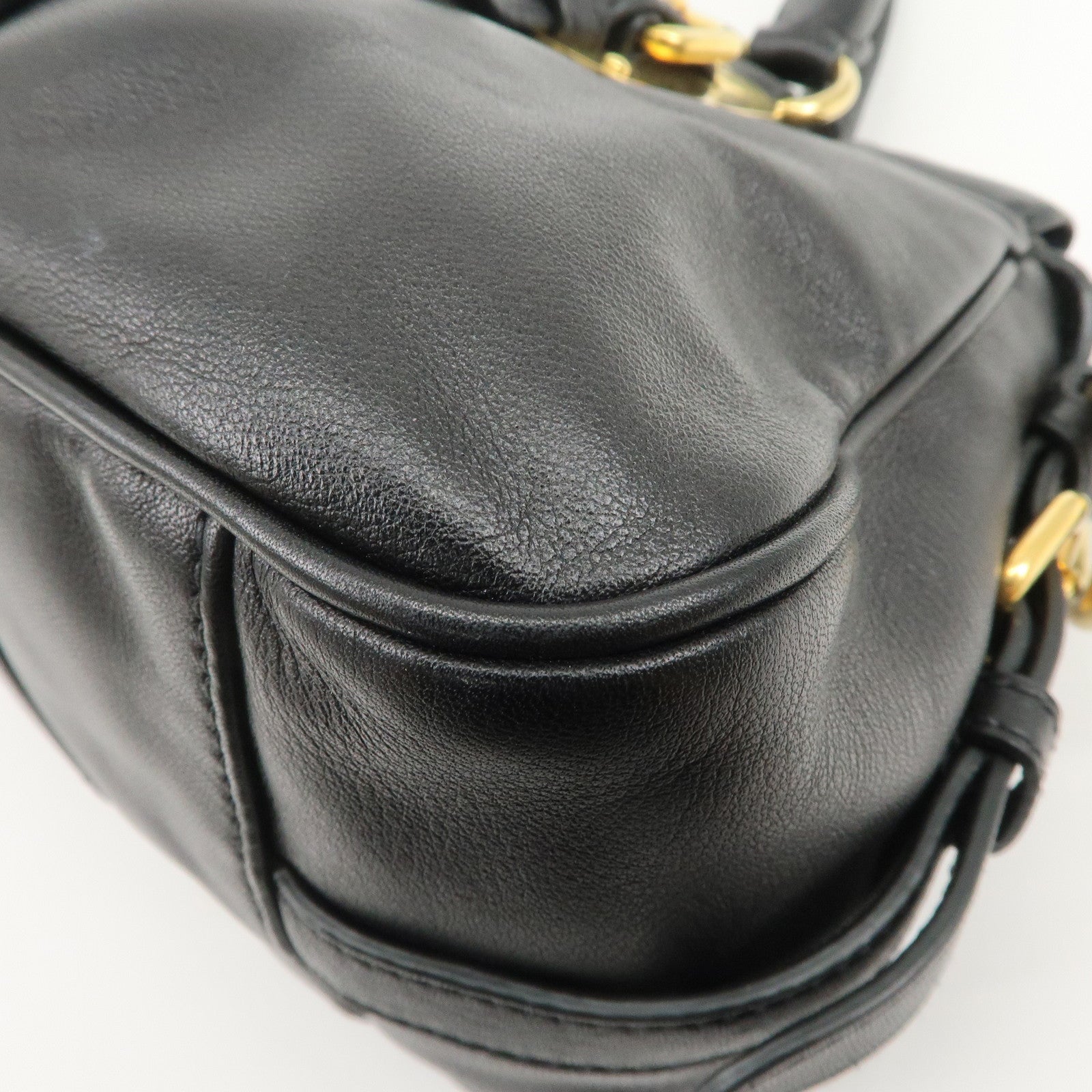 PRADA Logo 2Way Bag Hand Bag Shoulder Bag