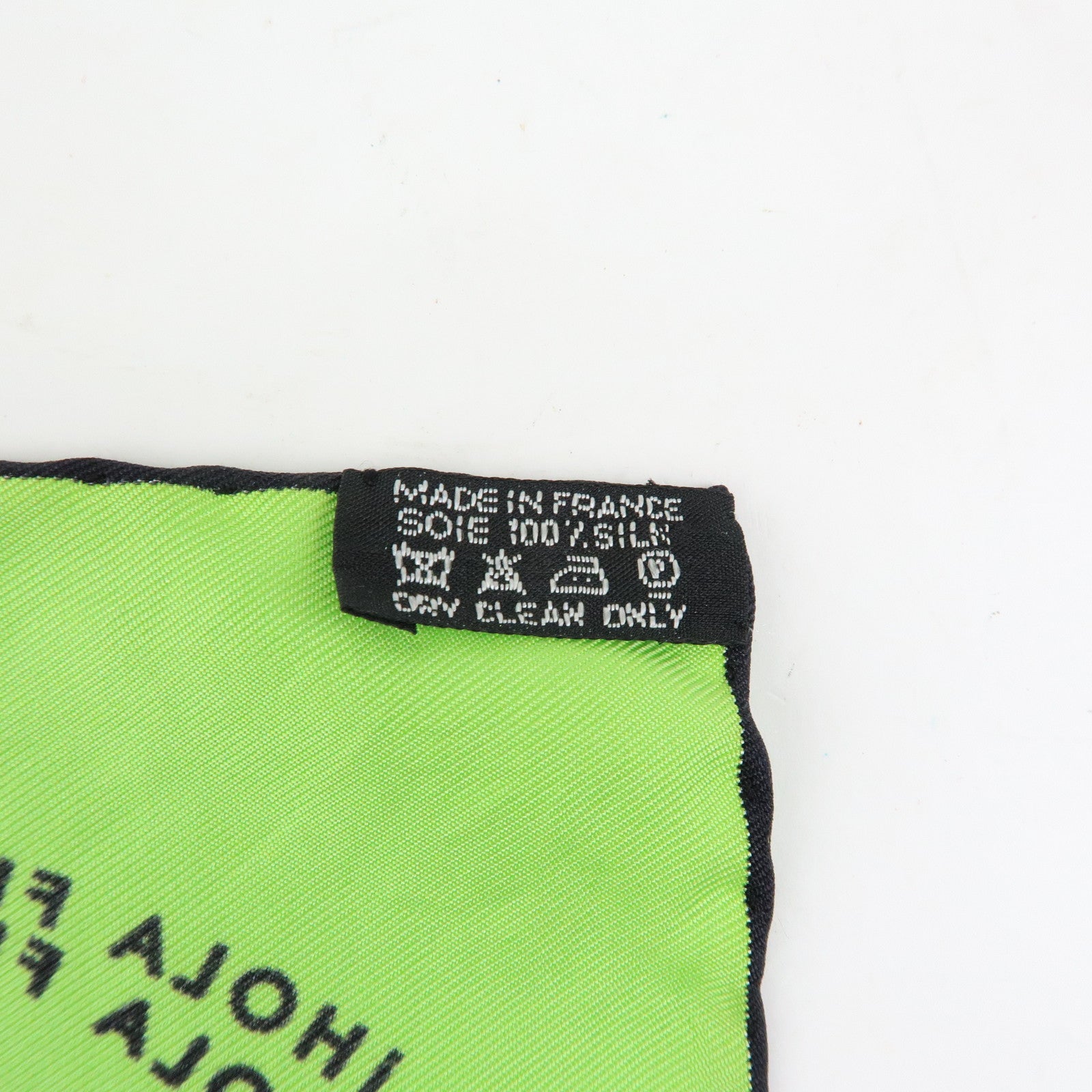 HERMES Carre 42 Silk 100% Scarf iHOLA FLAMENCA! Green Black