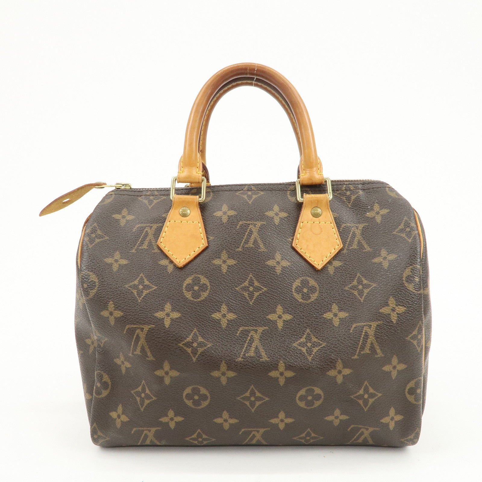 Louis Vuitton Monogram Speedy 25 Boston Bag Hand Bag Brown M41528