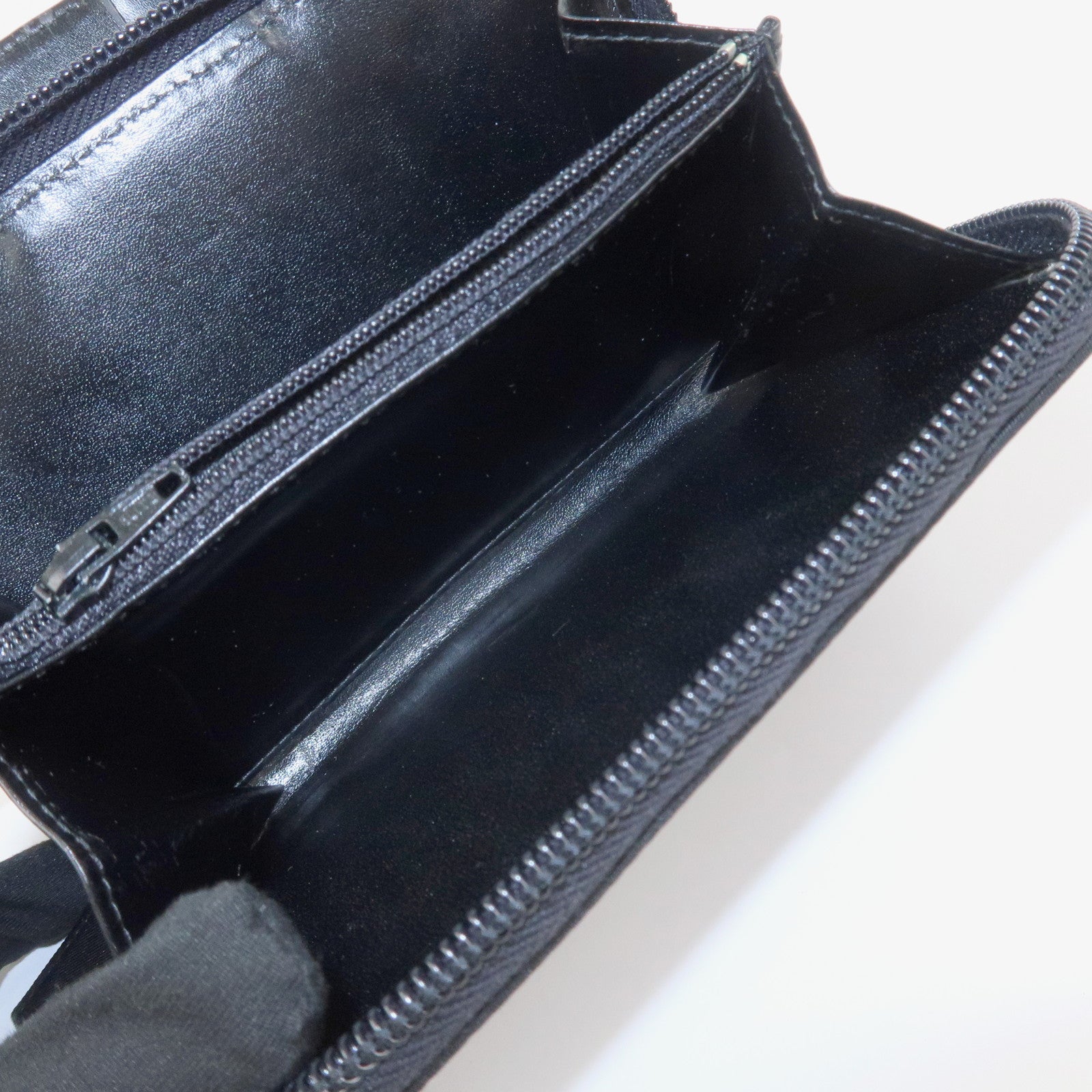 PRADA Triangle Logo Nylon Leather Planner Cover Agenda Cover Black