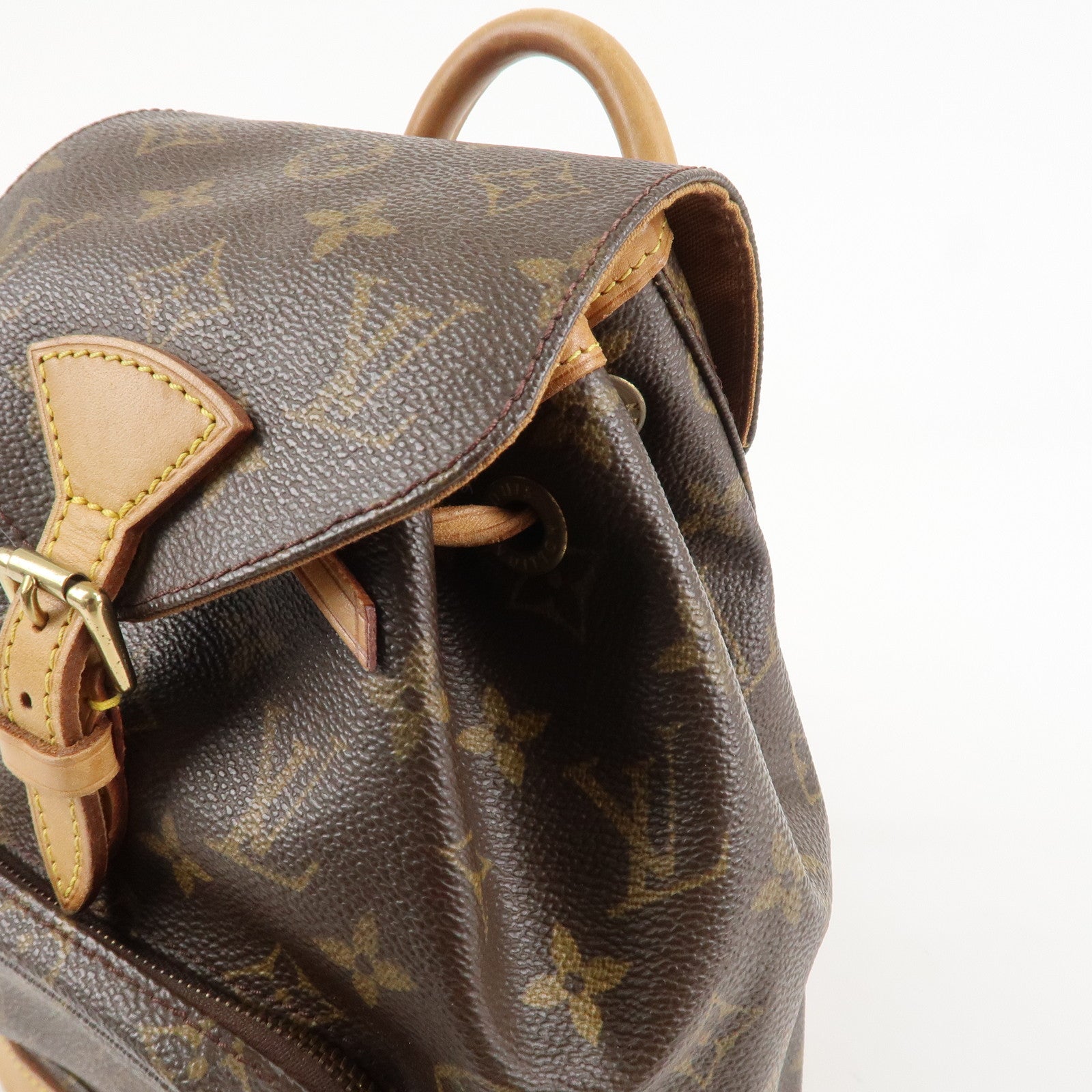 Louis Vuitton Monogram Mini Montsouris Back Pack Brown M51137 Used
