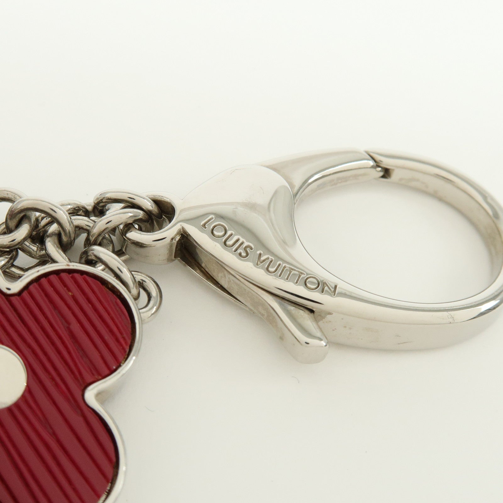 Louis Vuitton Bijou Sac Fleur de Epi Bag Charm Bordeaux M66502