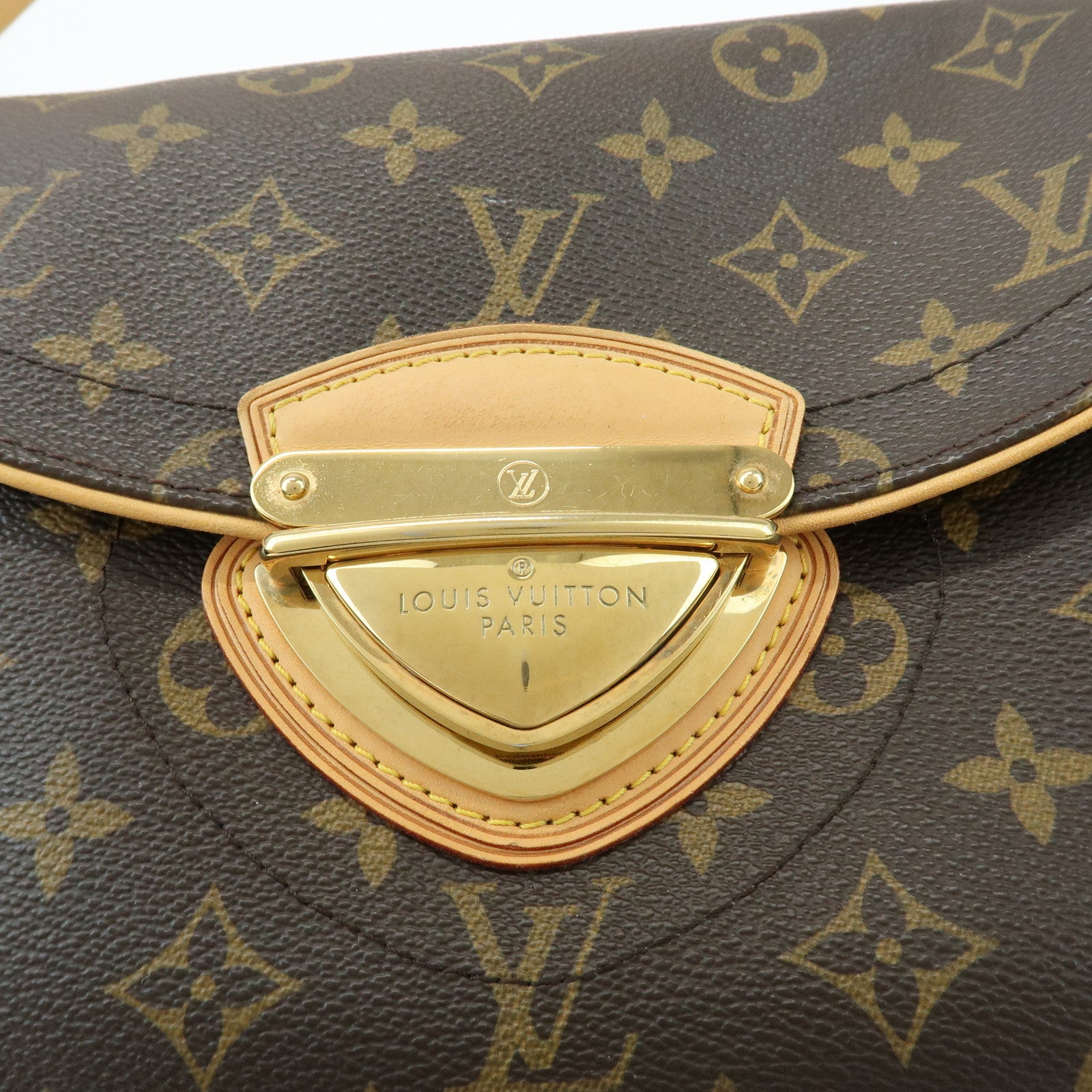 Louis Vuitton Monogram Beverly MM Shoulder Hand Bag Brown M40121