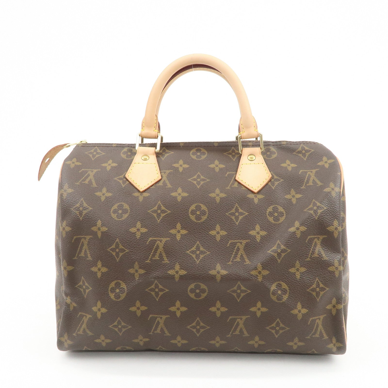 Louis Vuitton Monogram Speedy 30 Boston Bag Hand Bag Brown M41526