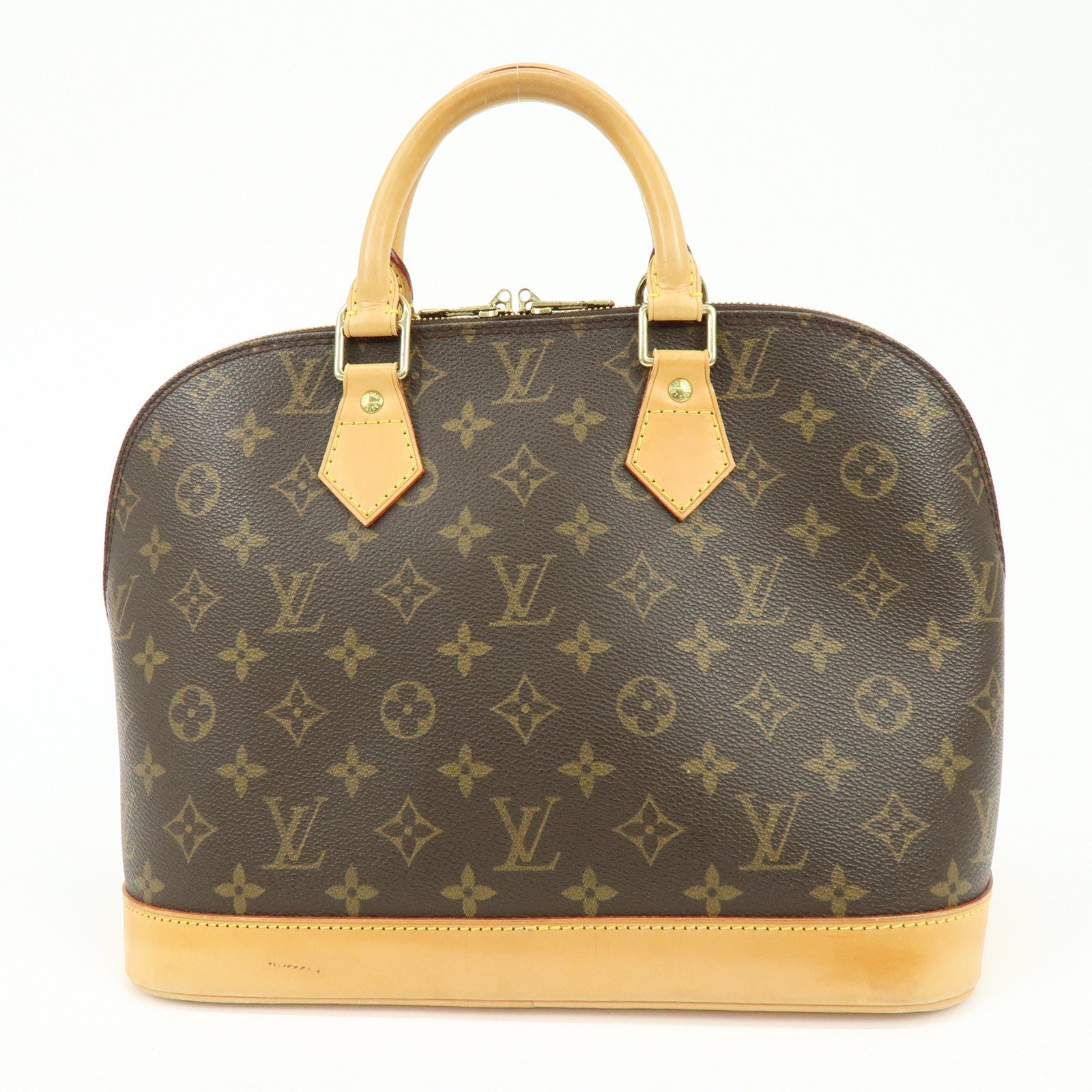 Louis Vuitton Monogram Alma Hand Bag Brown M51130