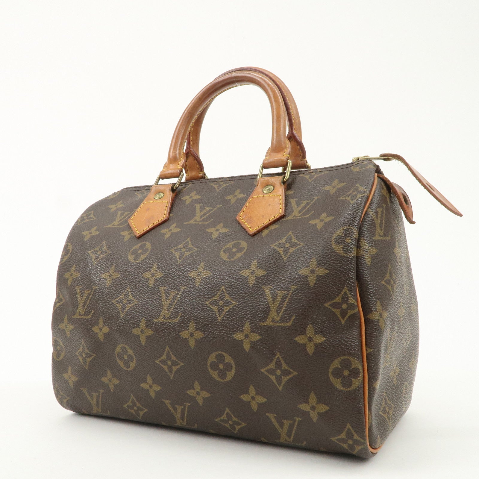 Louis Vuitton Monogram Speedy 25 Boston Bag Hand Bag Brown M41528