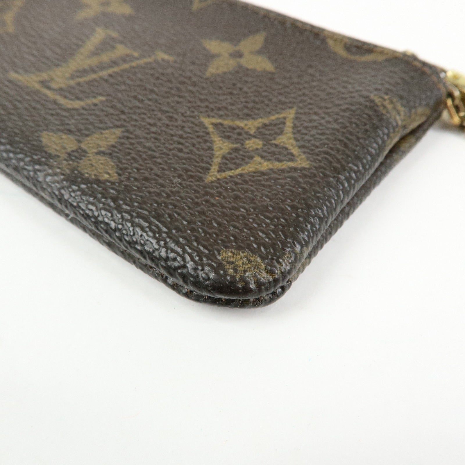 Louis Vuitton Monogram Pochette Cles Coin Case Key Case  M62650
