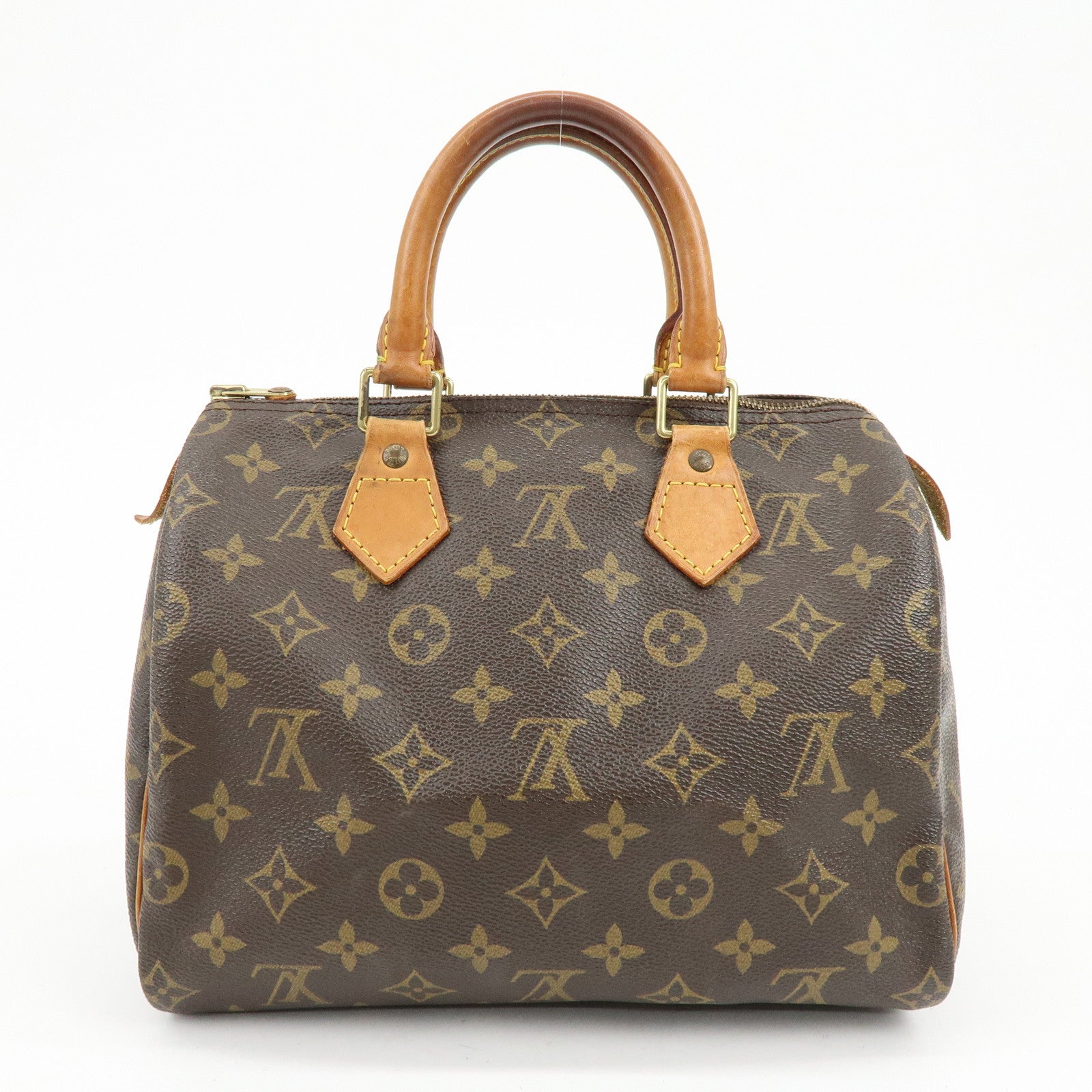 Louis Vuitton Monogram Speedy 25 Boston Bag Hand Bag Brown M41528