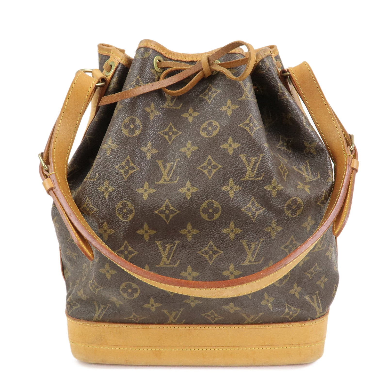 Louis Vuitton Monogram Noe Shoulder Bag Hand Bag Brown M42224