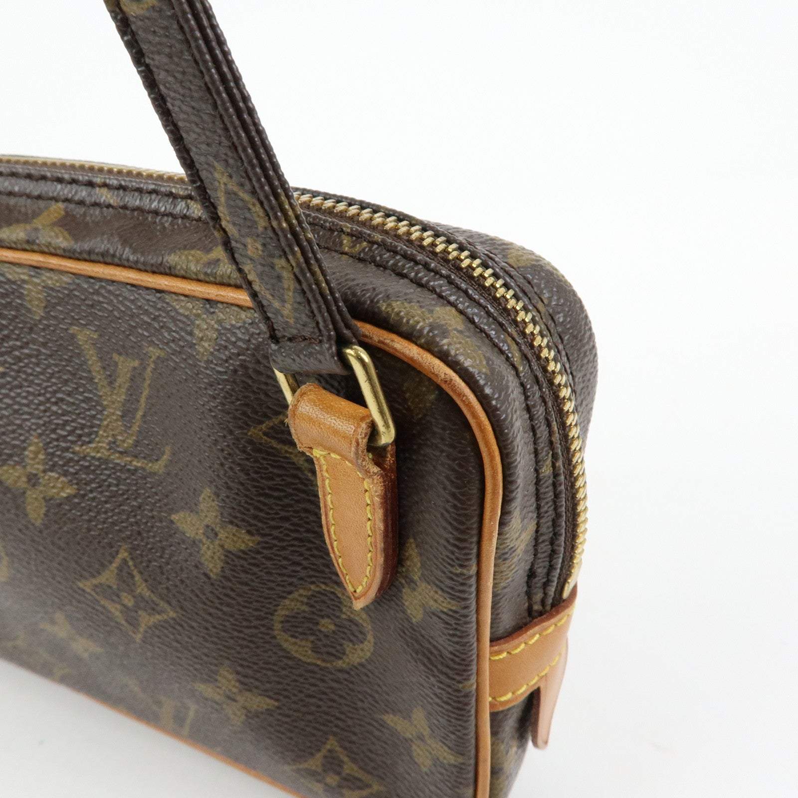 Louis Vuitton Monogram Pochette Marly Bandouliere Bag Brown M51828