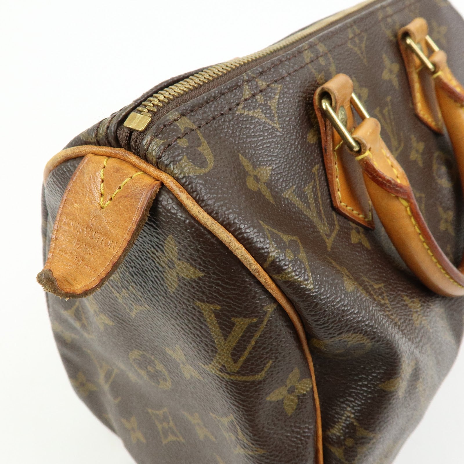 Louis Vuitton Monogram Speedy 25 Boston Bag Hand Bag Brown M41528