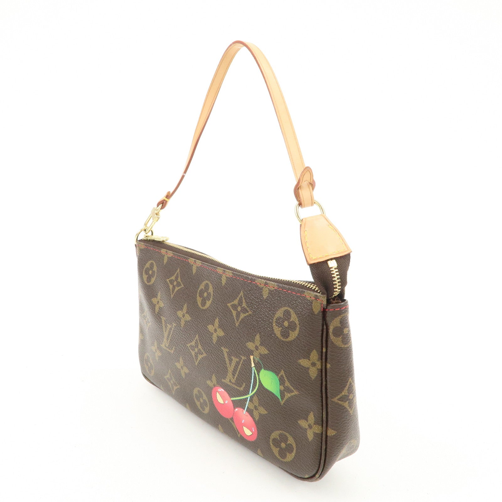 Louis Vuitton Monogram Cherry Pochette Accessoires Pouch M95008 Used