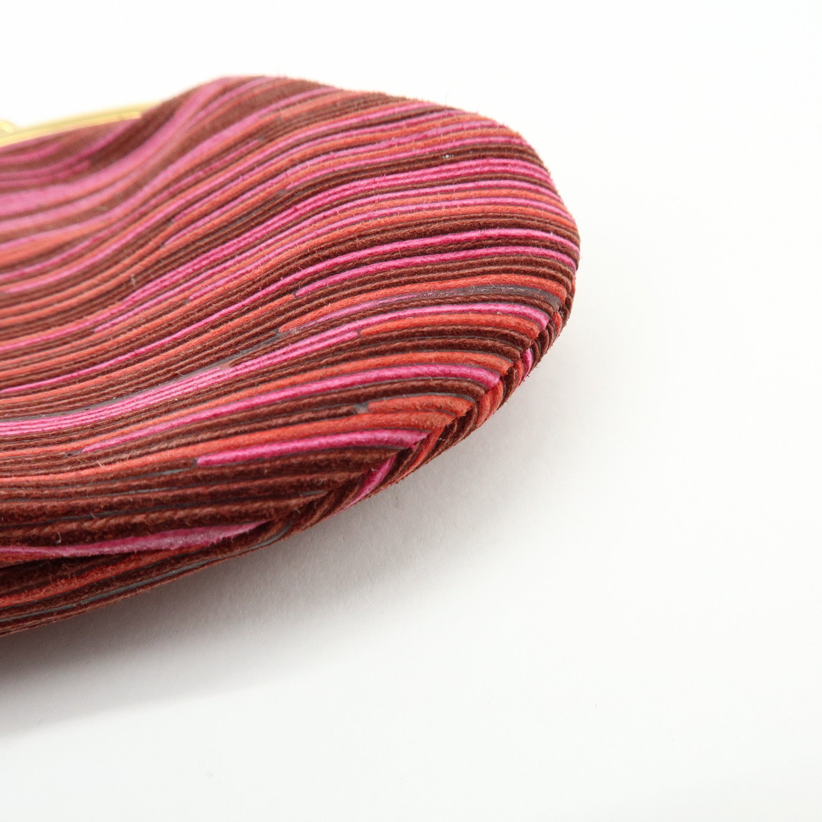 HERMES Vibrato Emile Kiss Lock Coin Case Coin Purse Purple