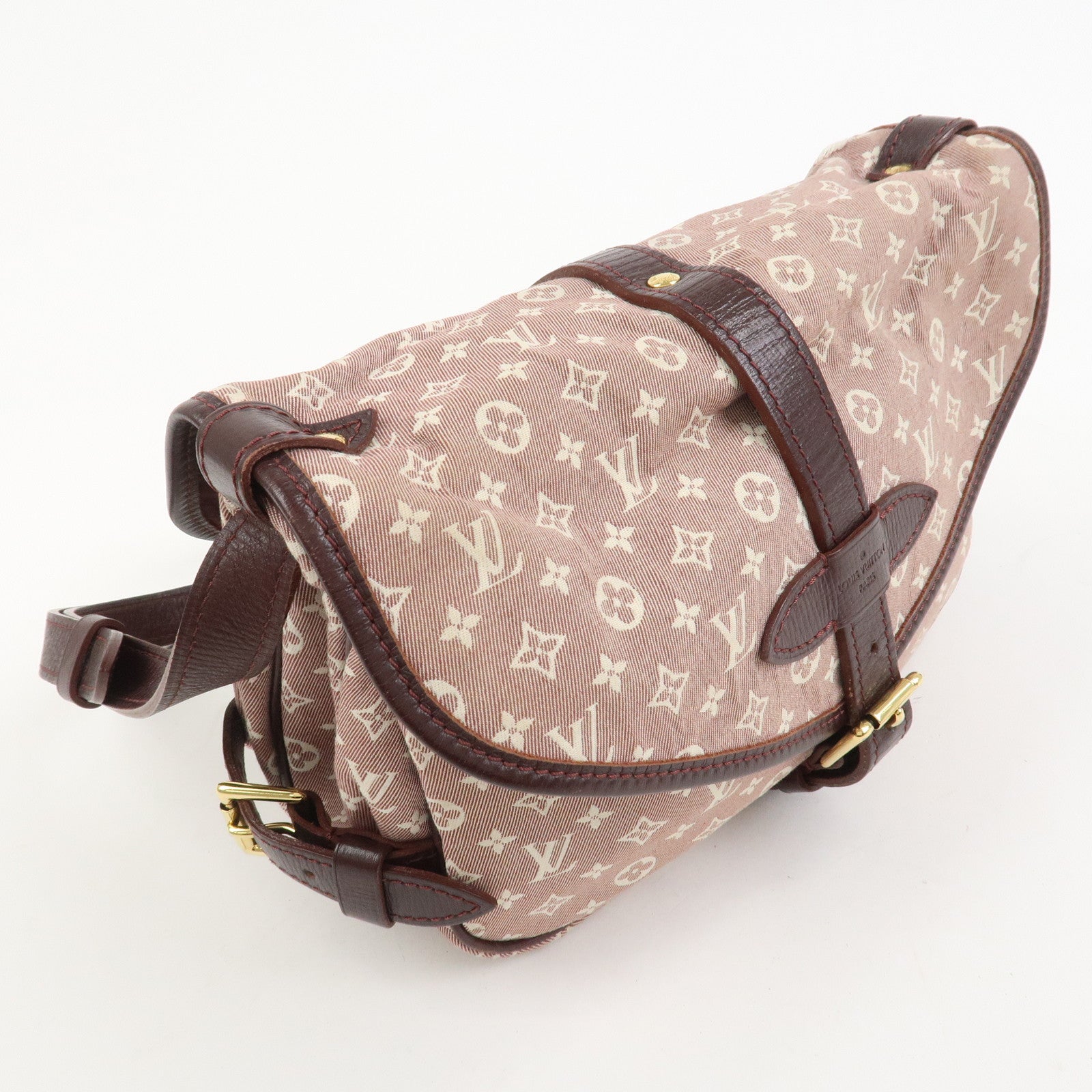 Louis Vuitton Monogram Idylle Saumur PM Shoulder Bag Sepia M40669