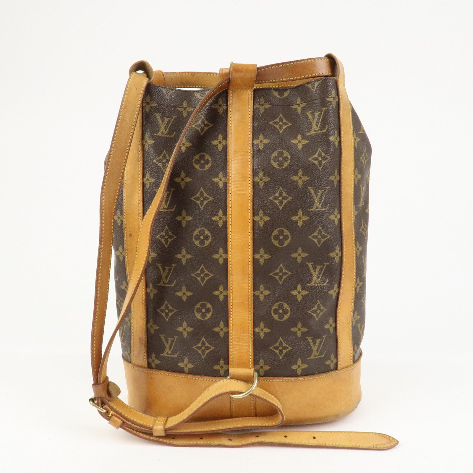 Louis Vuitton Monogram Randonnee PM Shoulder Bag Brown M42243