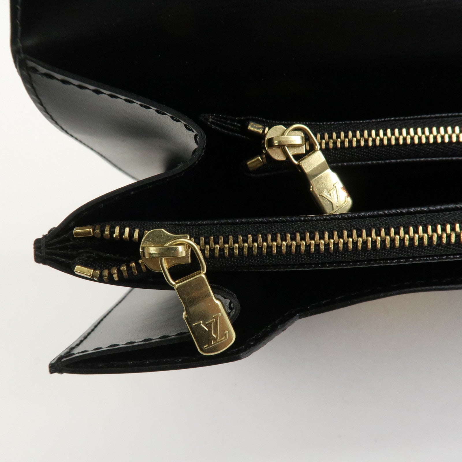 Louis Vuitton Epi Concorde Leather Hand Bag Noir Black M52132