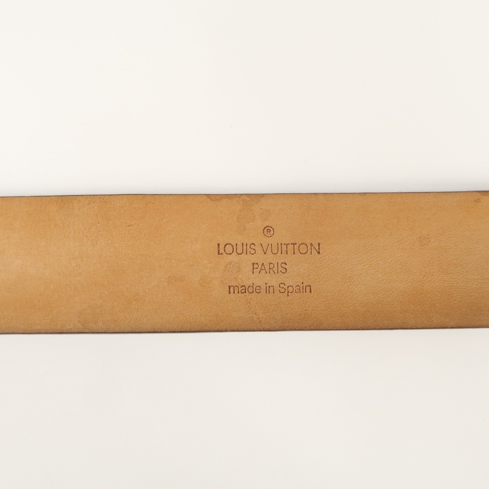 Louis Vuitton Monogram Ceinture Carre Belt Brown M6800