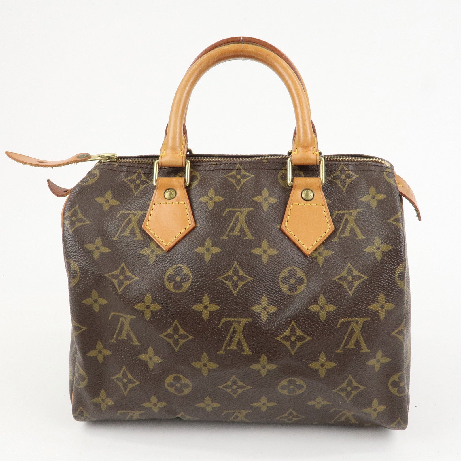Louis Vuitton Monogram Speedy 25 Boston Bag Hand Bag Brown M41528