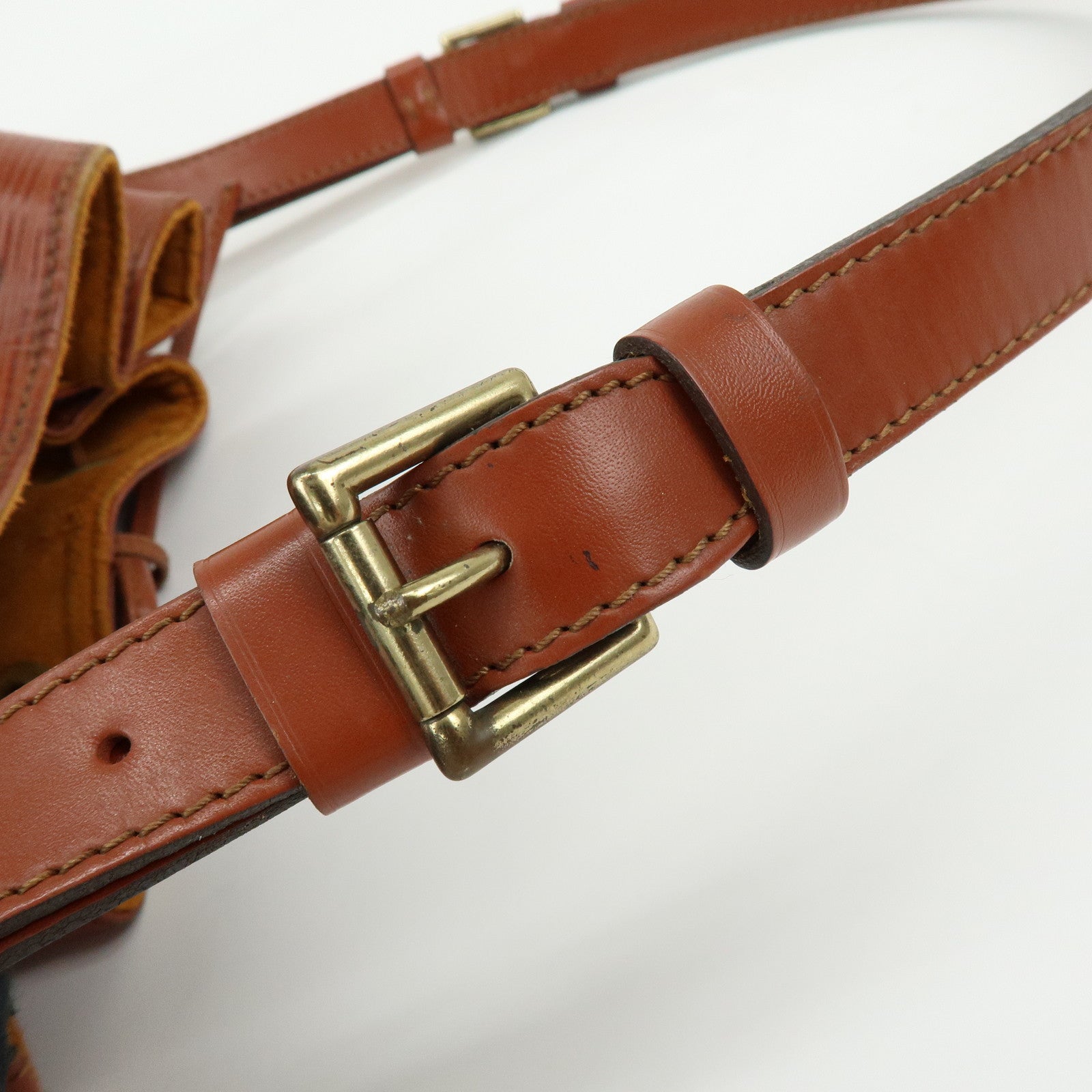 Louis Vuitton Epi Petit Noe Shoulder Bag Kenya Brown M44103