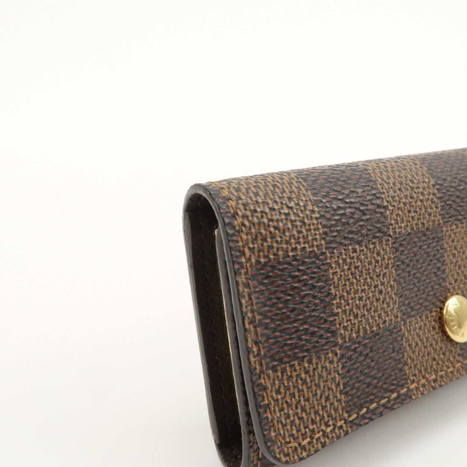 Louis Vuitton Damier Multicles 4 Key Case Damier Ebene Brown N62631