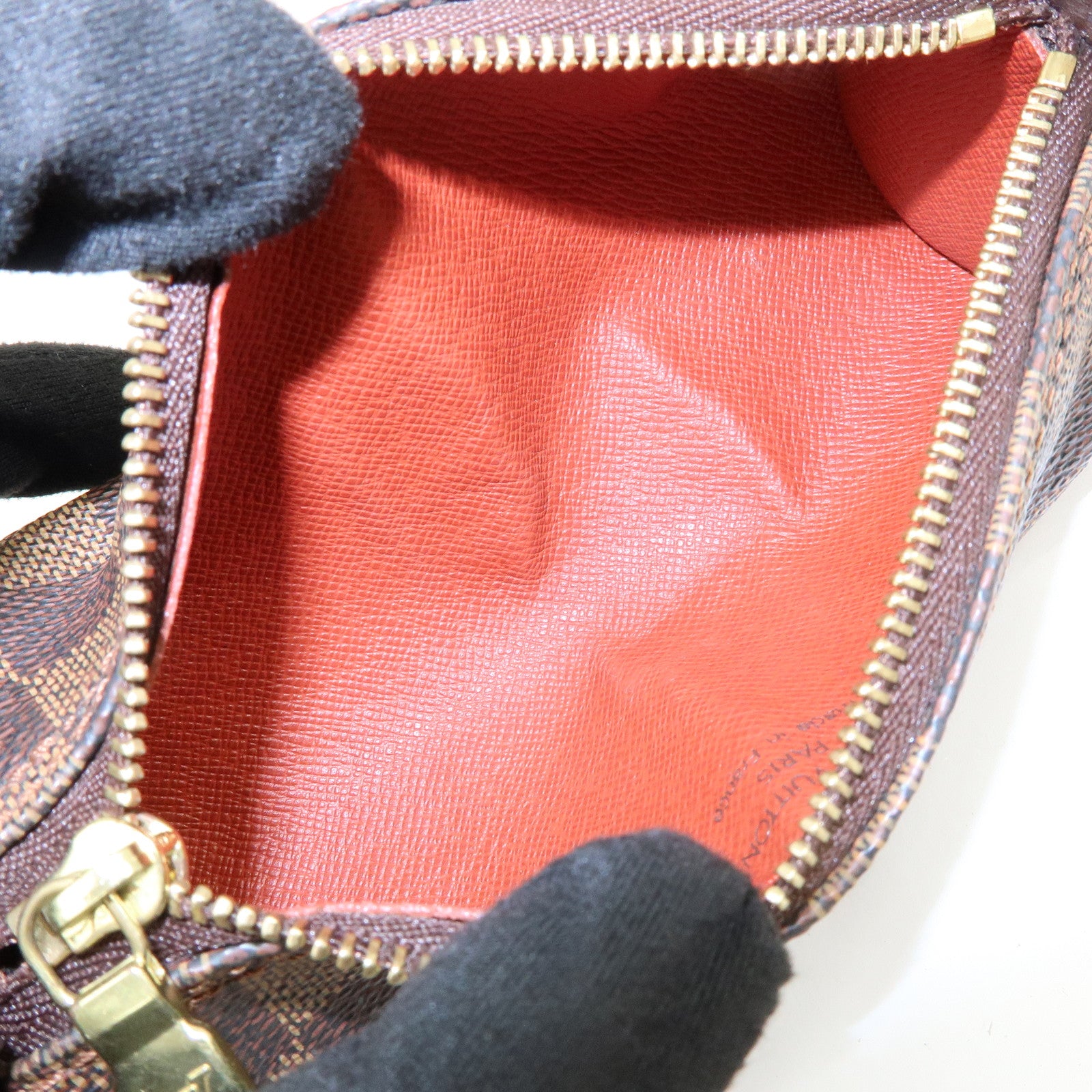 Louis Vuitton Mini Pouch for Damier Papillon Bag New Style Brown