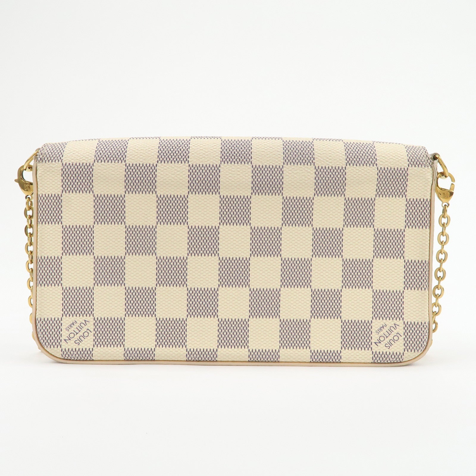 Louis Vuitton Damier Pochette Felicie Chain Shoulder Bag N63106