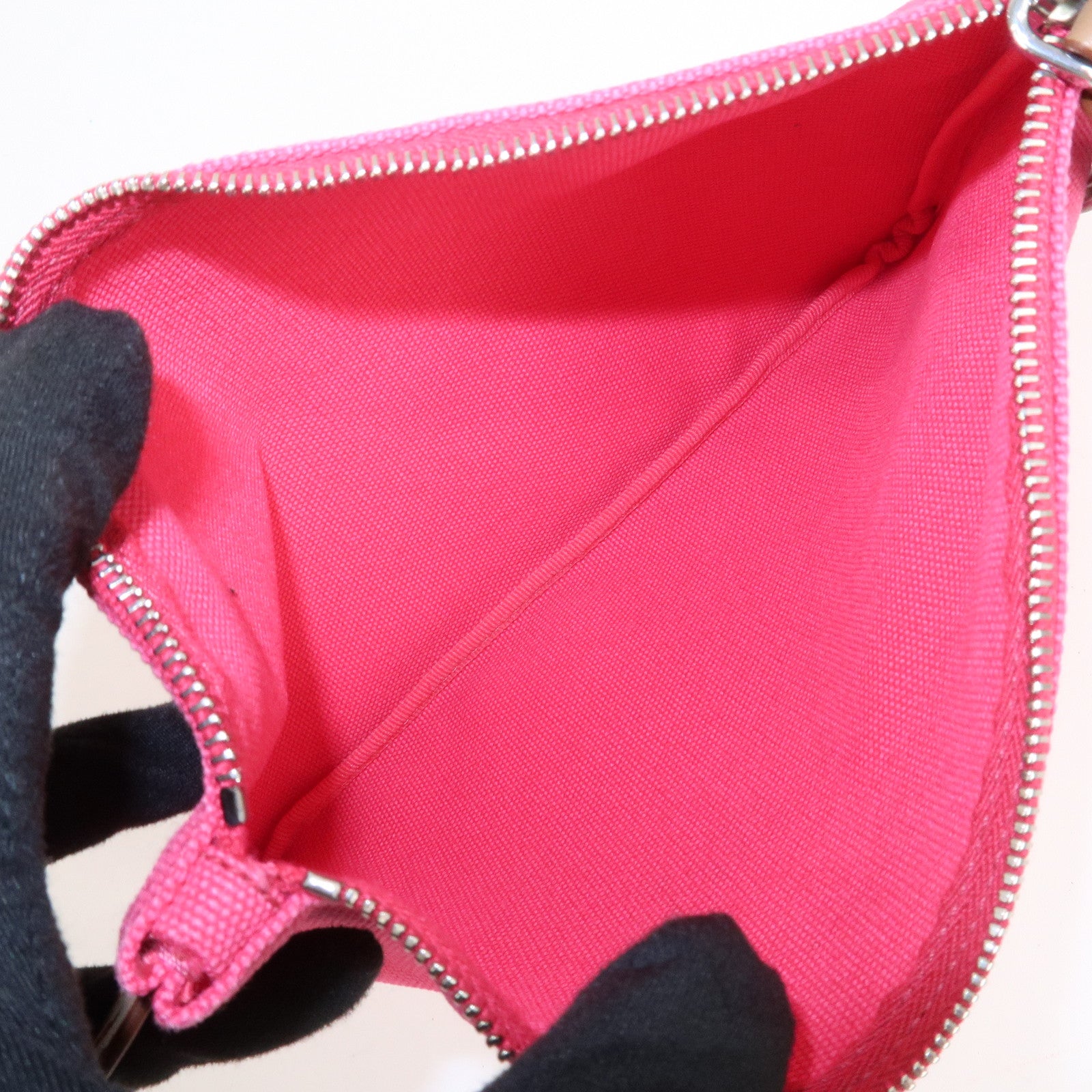 PRADA Canapa Canvas 2Way Bag Tote Bag Shoulder Bag Pink 1BG163