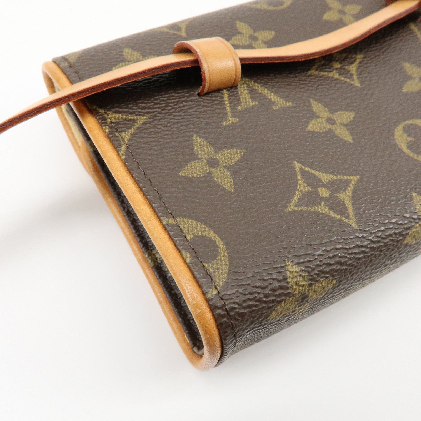 Louis Vuitton Monogram Pochette Florentine Waist Bag Belt XS M51855