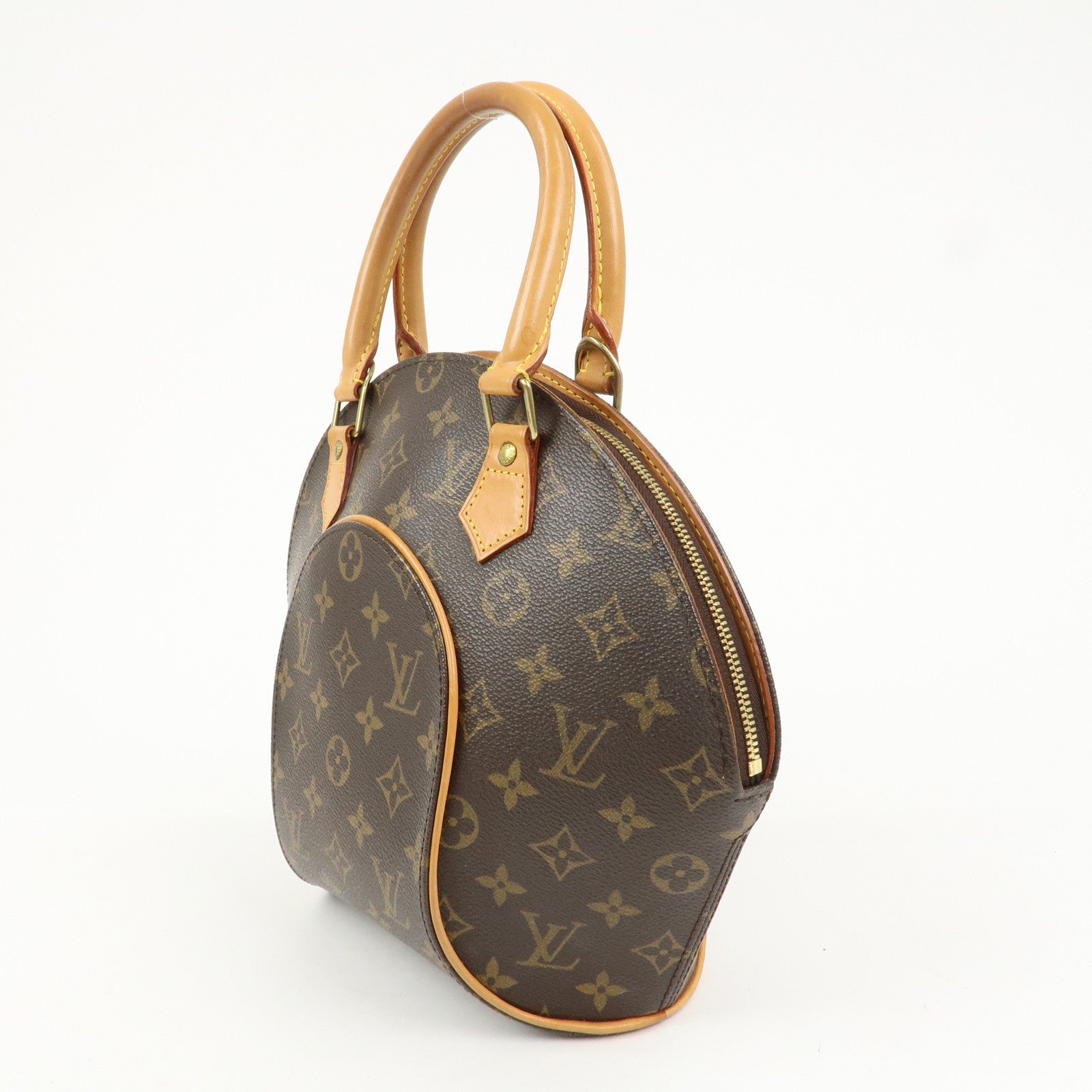 Louis Vuitton Monogram Ellipse PM Hand Bag Brown M51127