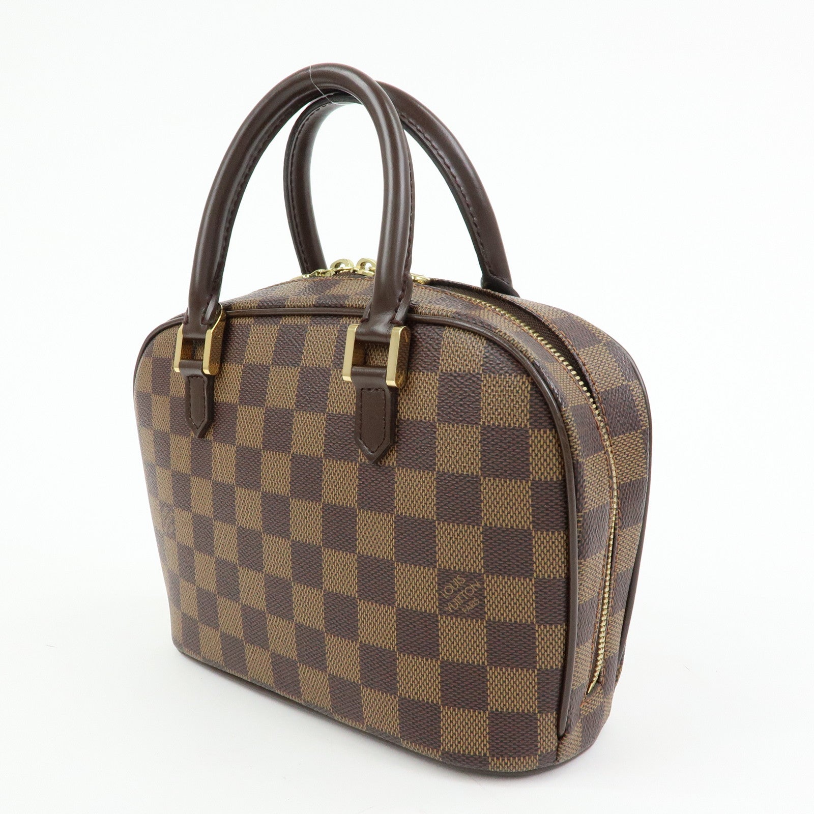 Louis Vuitton Saleya Mini Damier Ebene Canvas Leather Hand Bag
