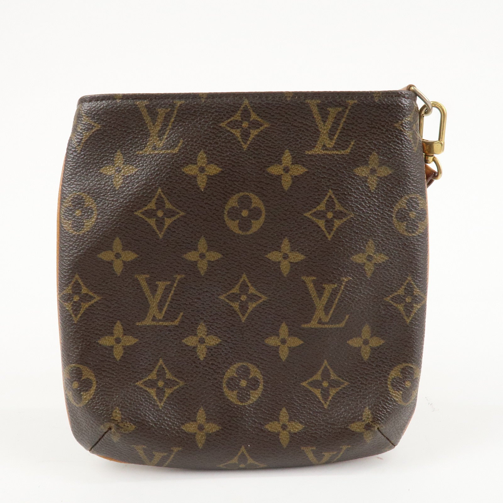 Louis Vuitton Monogram Partition Pouch Wristlet Bag M51901 Used